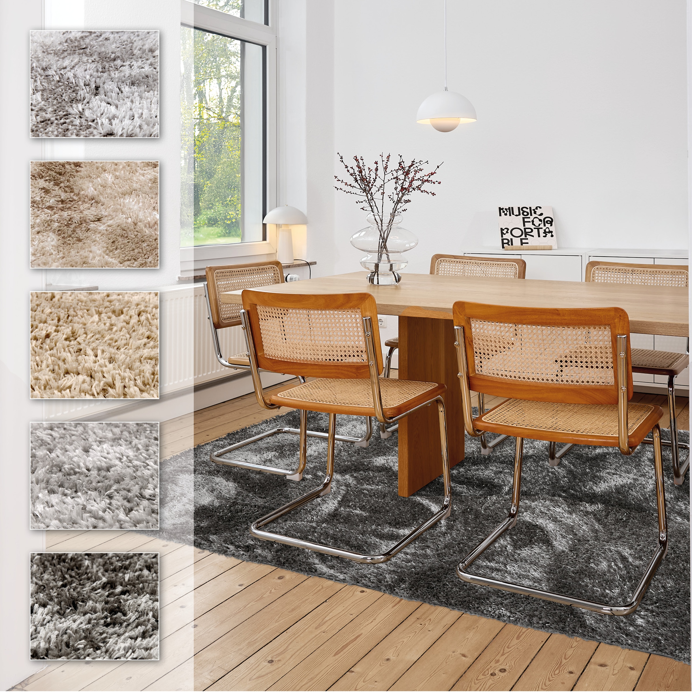 ASTRA Hochflor-Teppich »Paulie 250« rechteckig 25 mm Höhe weicher Langflor, Shaggy, Wohnzimmer, Schlafzimmer