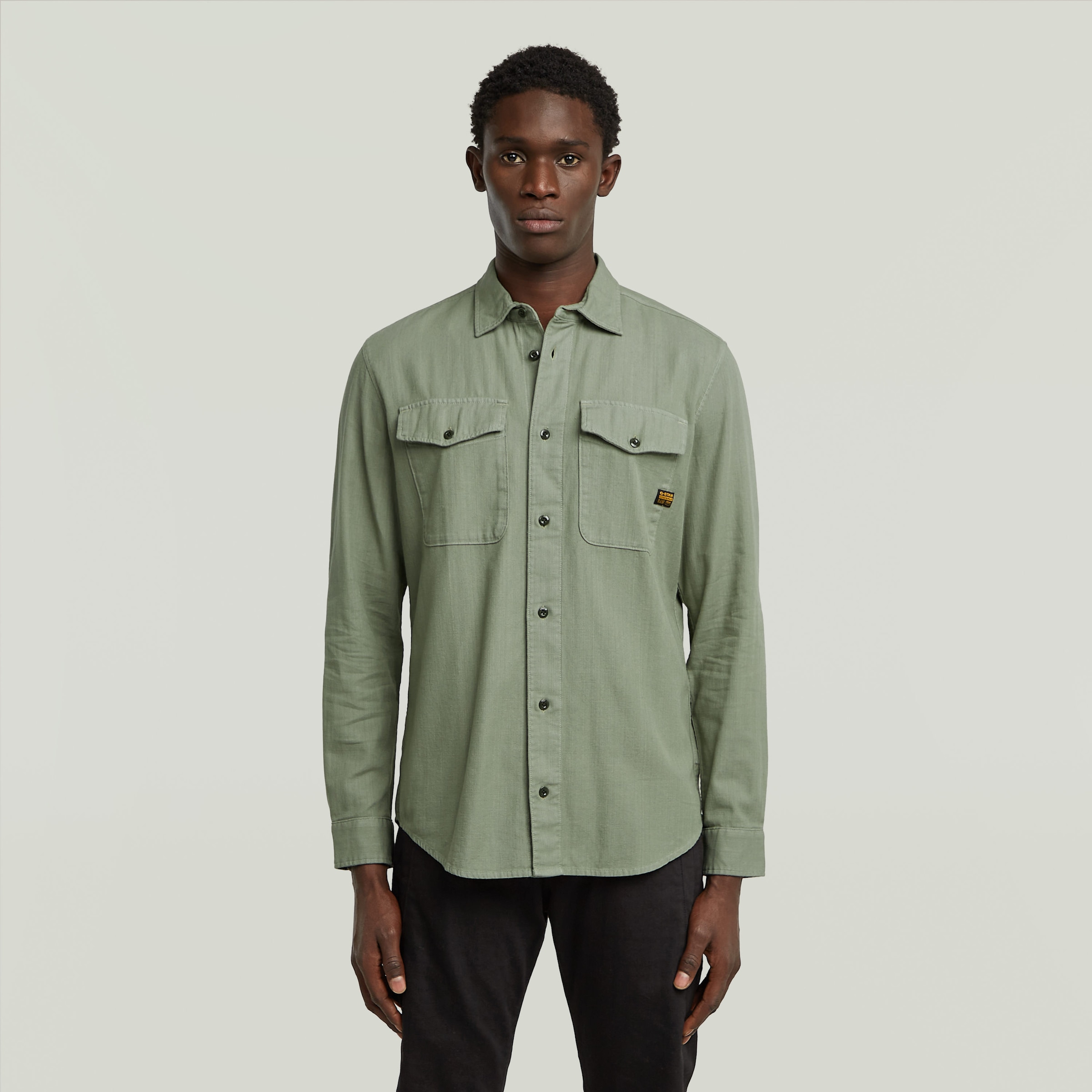 Image of G-STAR Jeanshemd "Marine Slim" mit Pattentaschen