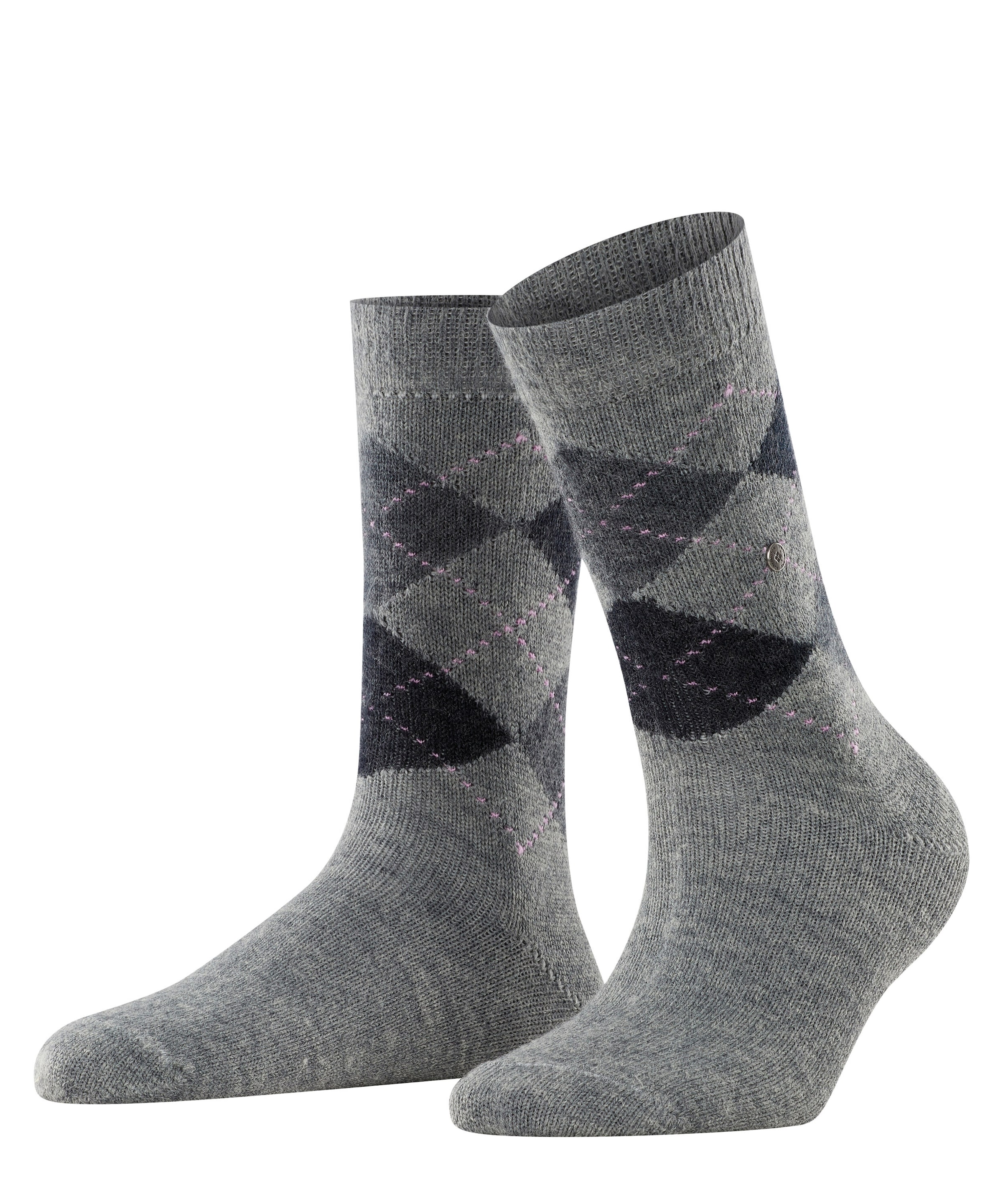 Burlington Chaussettes »Whitby« taille unique 36-41, motif argyle, toucher doux