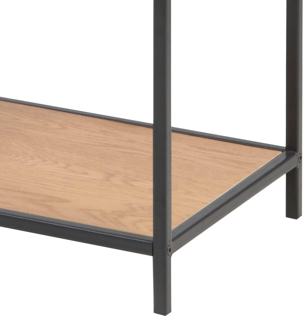 ACTONA GROUP Bücherregal Metallgestell, 3 Einlegeböden und asymmetrischen Details, Höhe 114 cm