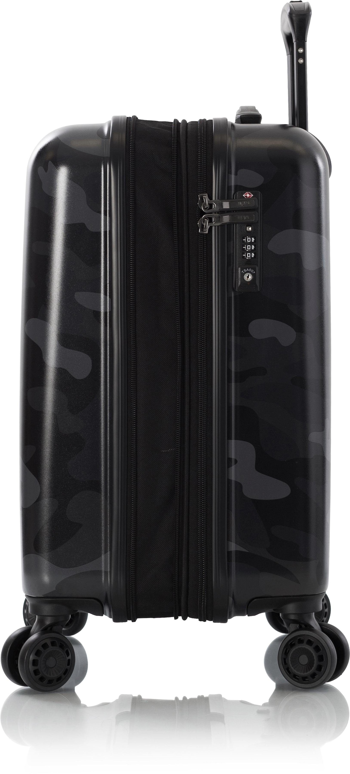 Heys Trolley à coque dure »Black Camo, 53 cm« 40 litre 4 Rollen Heys  Hartschalen-Koffer Volumenerweiterung