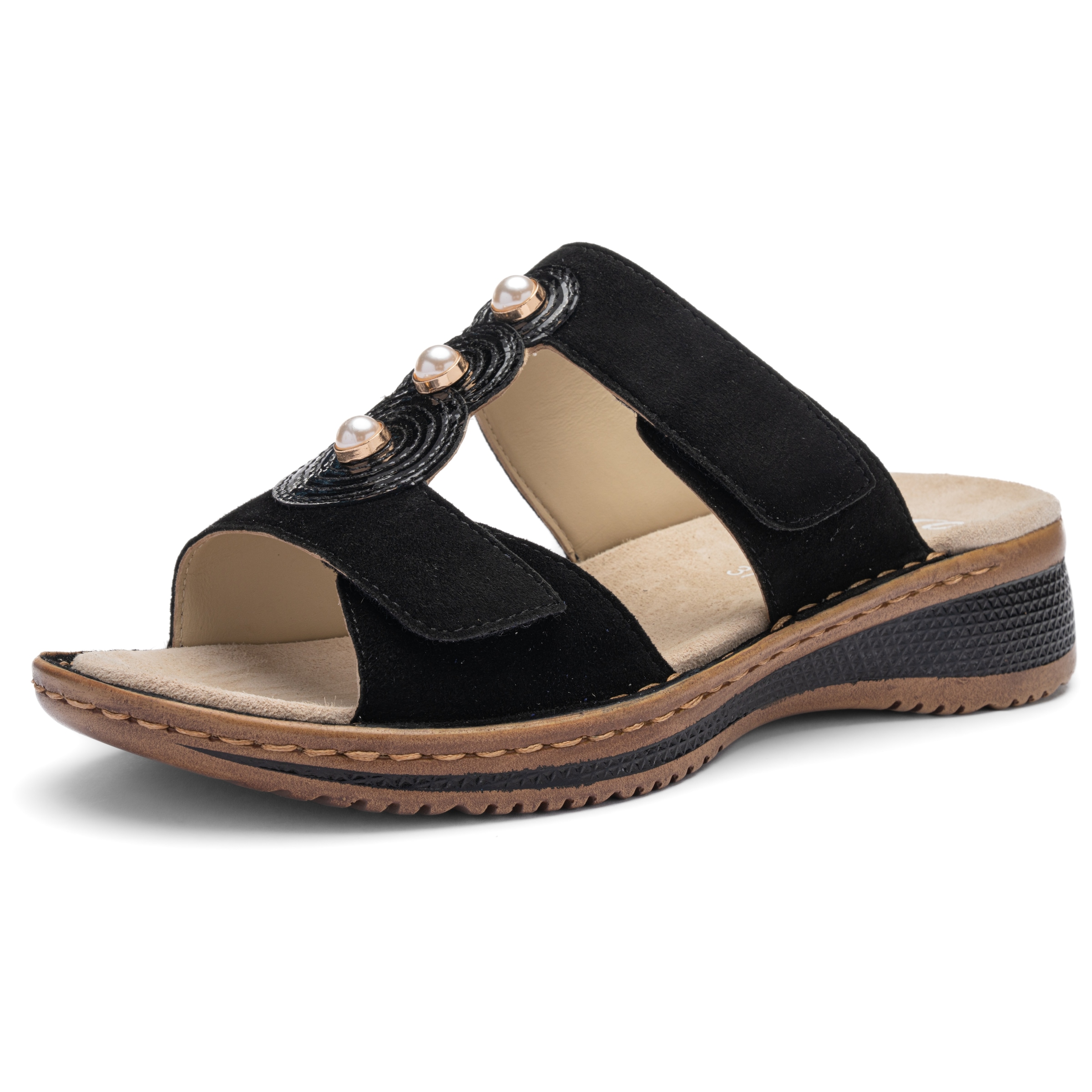 Ara Pantolette »HAWAII«  talon compensé, chaussure à enfiler, chaussure confortable largeur G (= large)