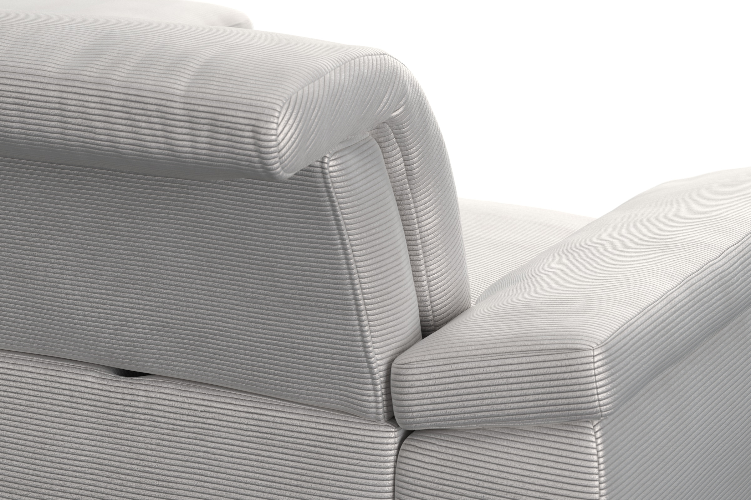 sit&more Canapé d'angle »Cabana L-Form« Ottomane, wahlweise mit Sitztiefen-,Armlehnen- und Kopfteilfunktion