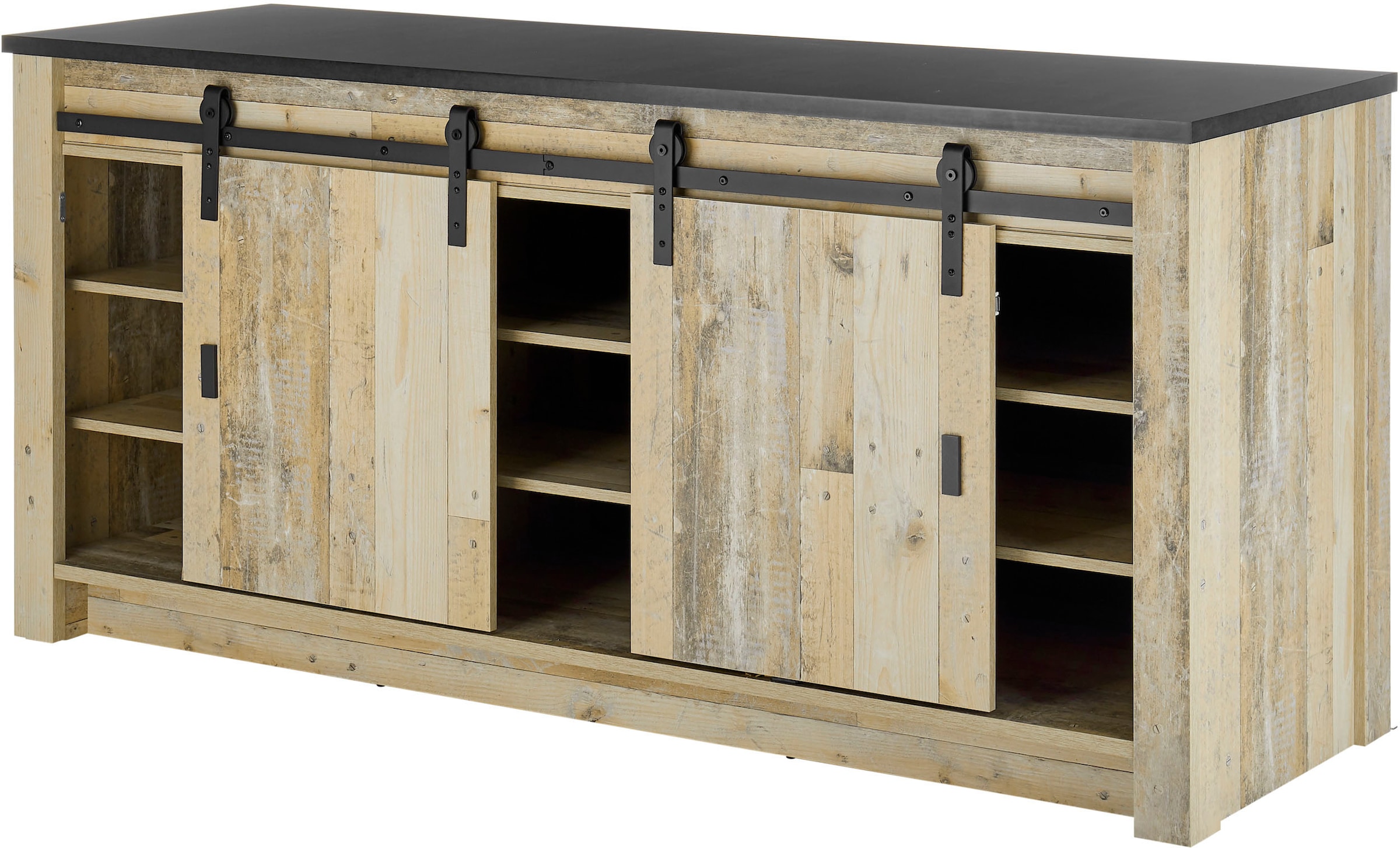 Home affaire Küche »Sherwood« Breite 201 cm, ohne E-Geräte