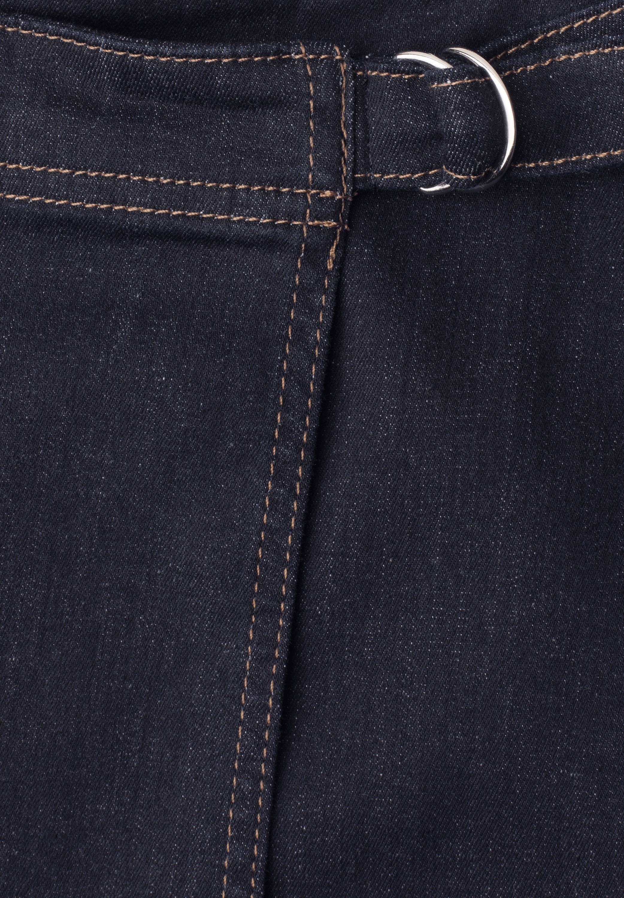 STREET ONE Jupe en jean jupe d'été en denim à effet cache-cœur