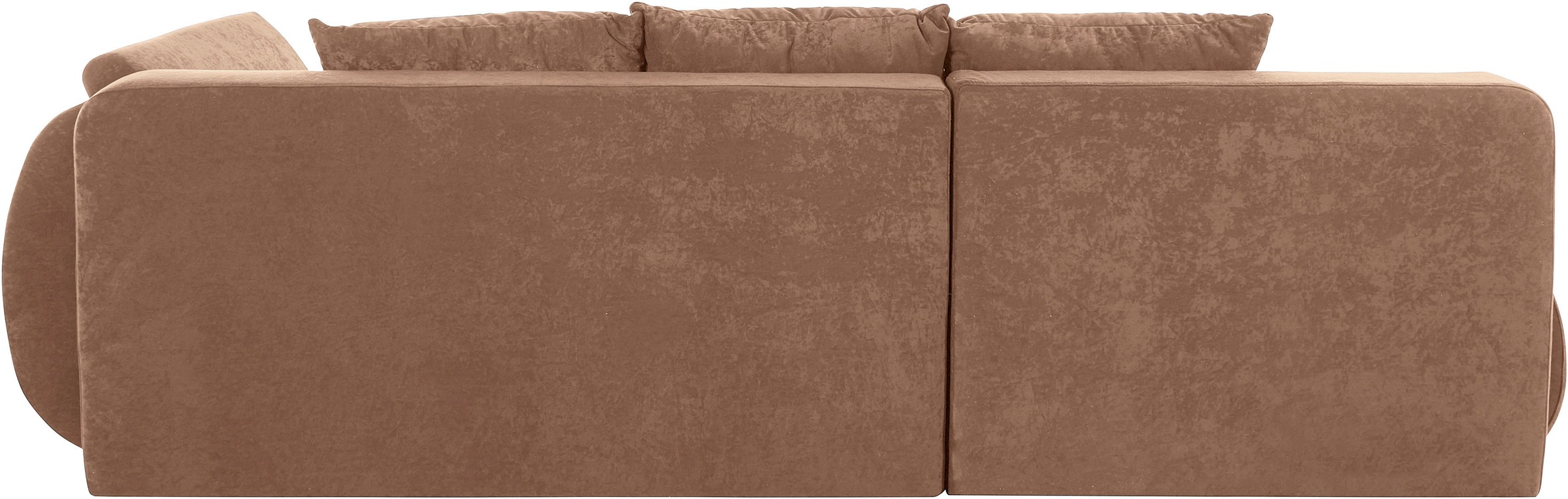 Home affaire Canapé d'angle »Imola, elegant und modern, aktuelle Steppung im Sitz, bequem, L-Form« frei im Raum stellbar, wahlweise mit Bettfunktion und Bettkasten