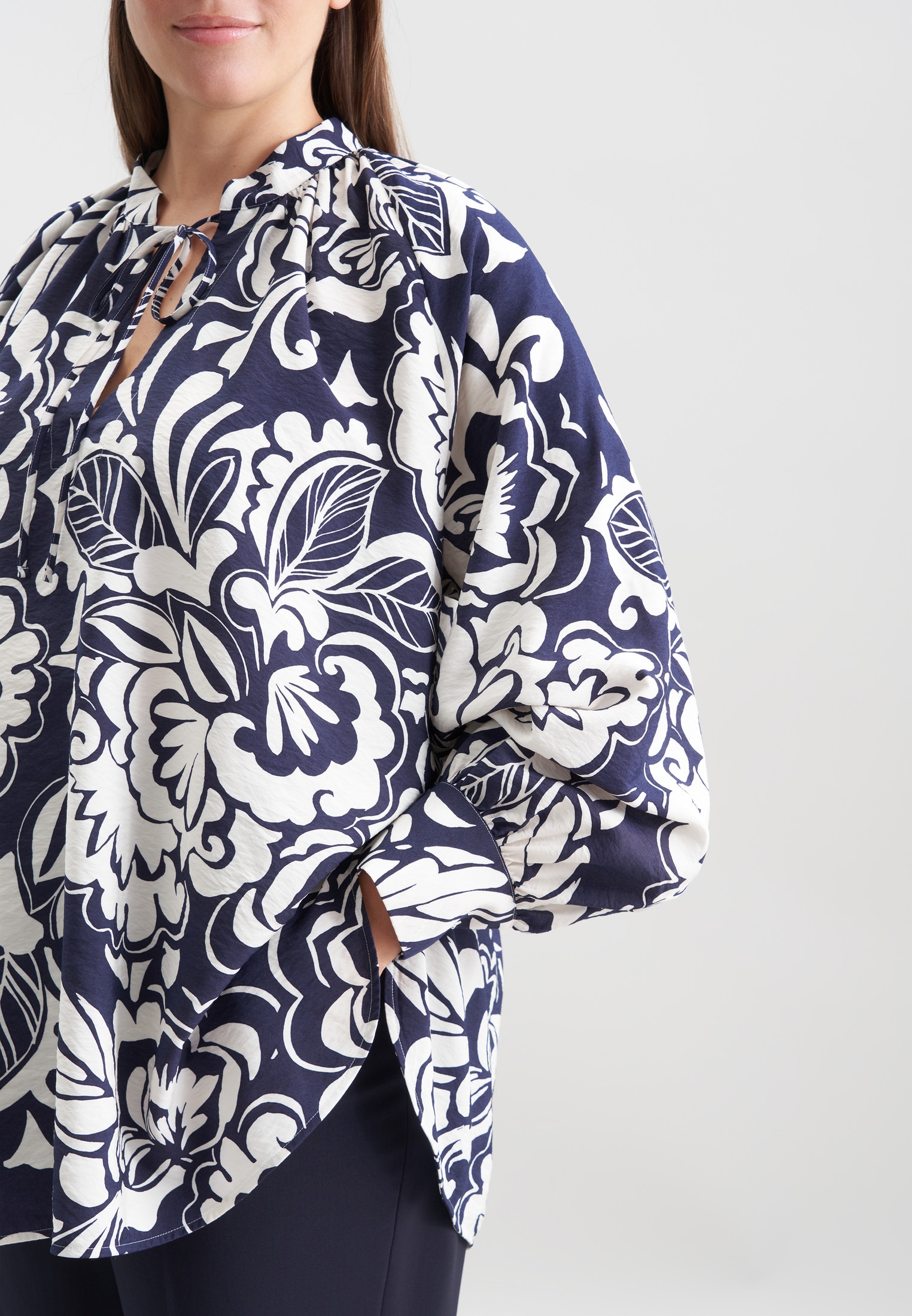 seidensticker Schlupfbluse »Schwarze Rose« 1/1 Druck