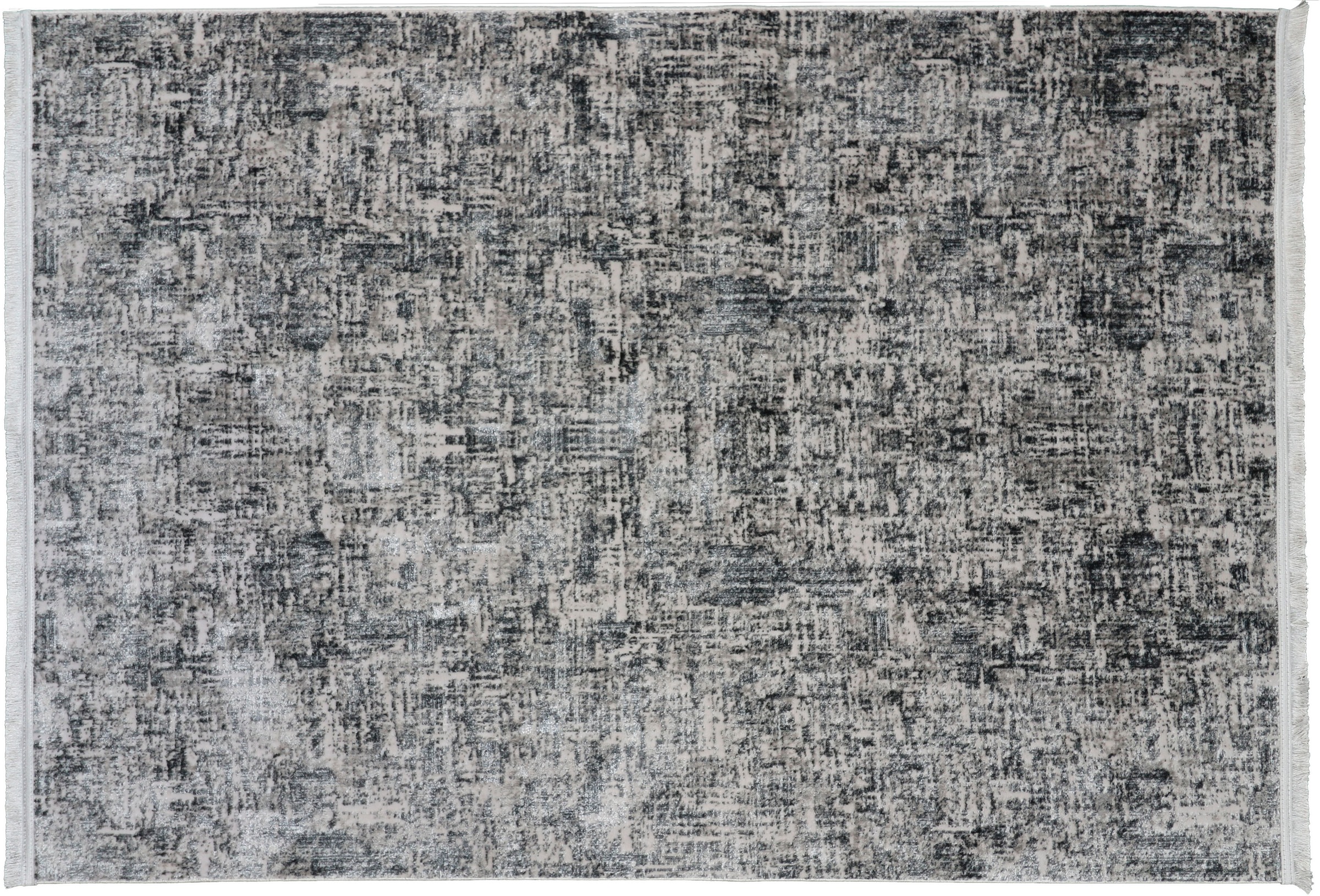 Image of RESITAL The Voice of Carpet Teppich »Lucca 6041«, rechteckig, 5 mm Höhe, Kurzflor, modernes Design, leichter Glanzeffekt, mit Fransen, ideal im Wohnzimmer & Schlafzimmer bei Ackermann Versand Schweiz