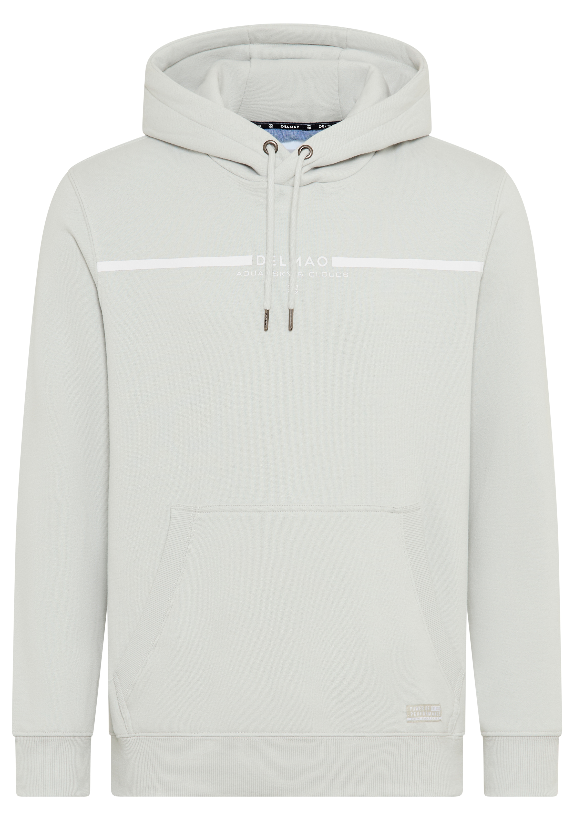 DELMAO Sweat à capuche , Manches longues, coupe ample, avec imprimé, avec capuche
