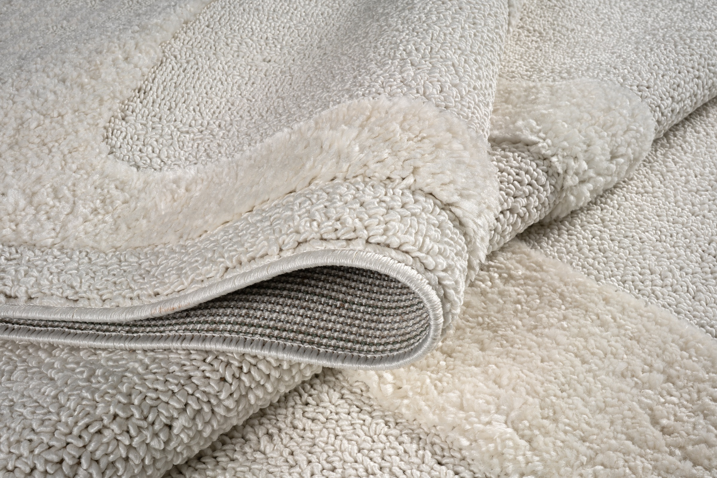 GOODproduct Teppich »Modea, geometrisches Muster« rechteckig 20 mm Höhe Ton-in-Ton, Hoch-Tief, weich, Wohnzimmer, Schlafzimmer