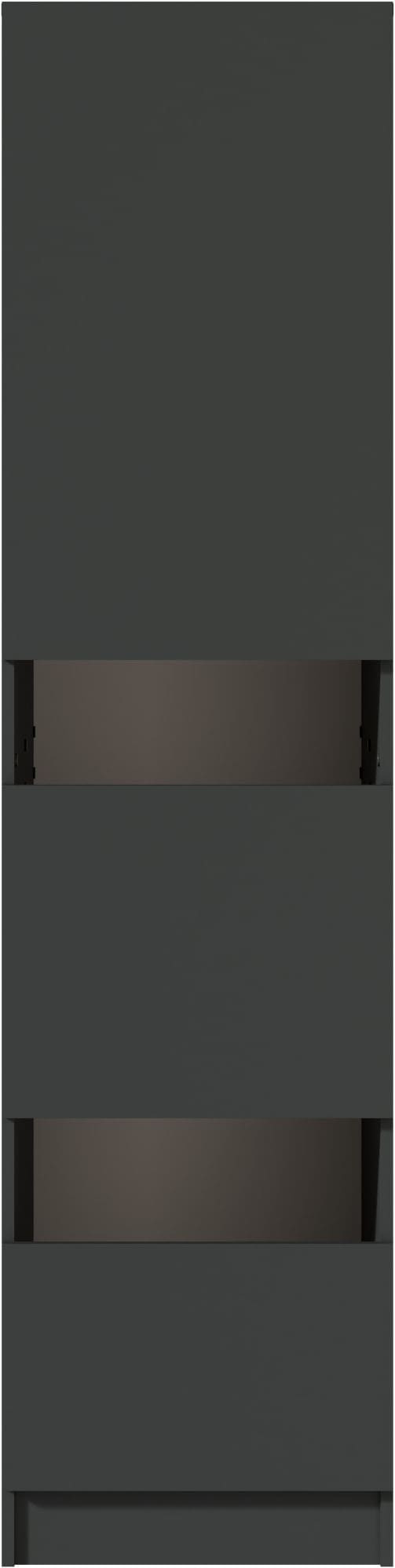 BASIC by Balculina Armoire à linge »Washhome B/T/H 50x200x68 cm« 1 cuis tlg. Largeur 50cm, pieds métalliques réglables en hauteur