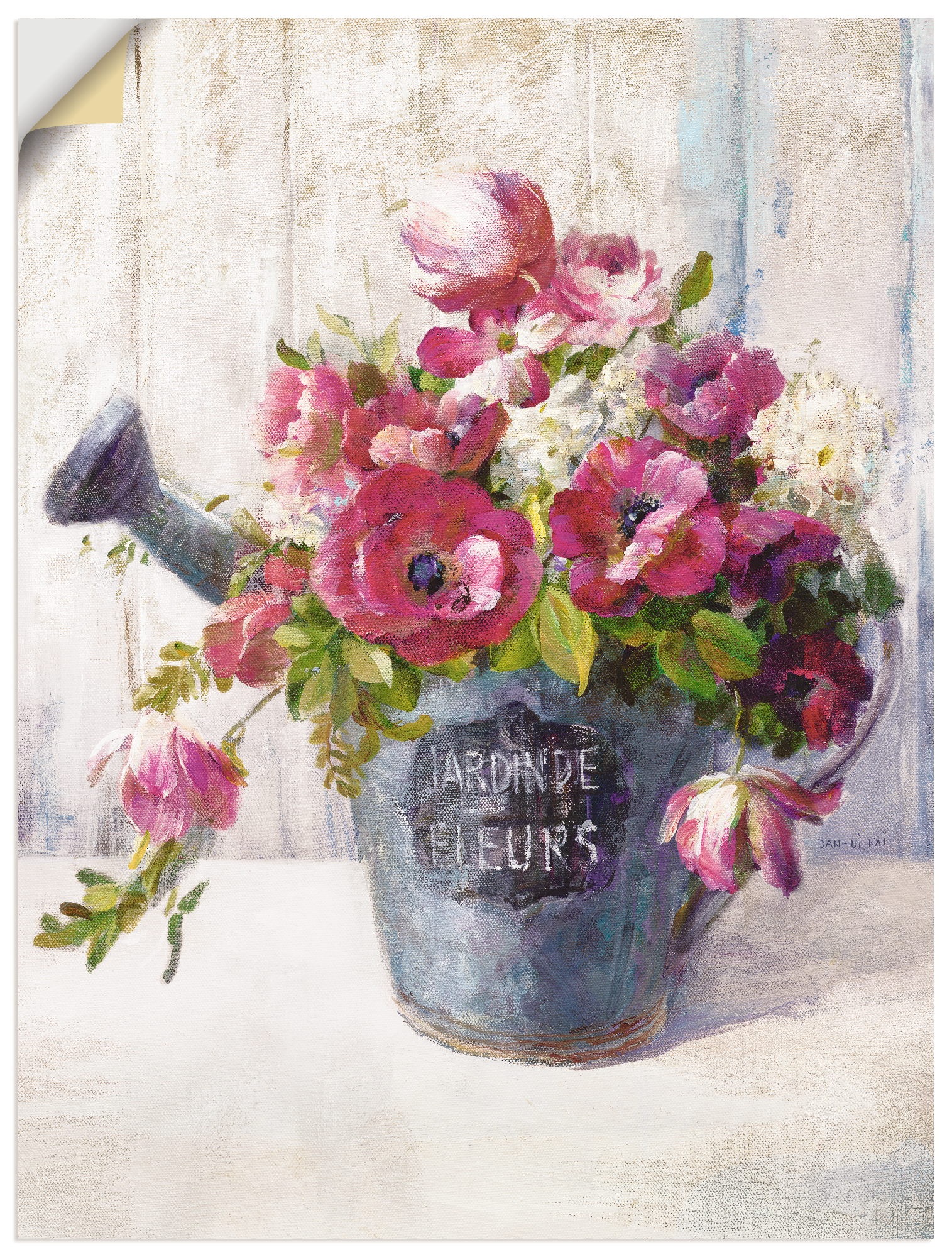 Image of Artland Wandbild »Gartenblumen II«, Blumen, (1 St.), in vielen Grössen & Produktarten -Leinwandbild, Poster, Wandaufkleber / Wandtattoo auch für Badezimmer geeignet bei Ackermann Versand Schweiz