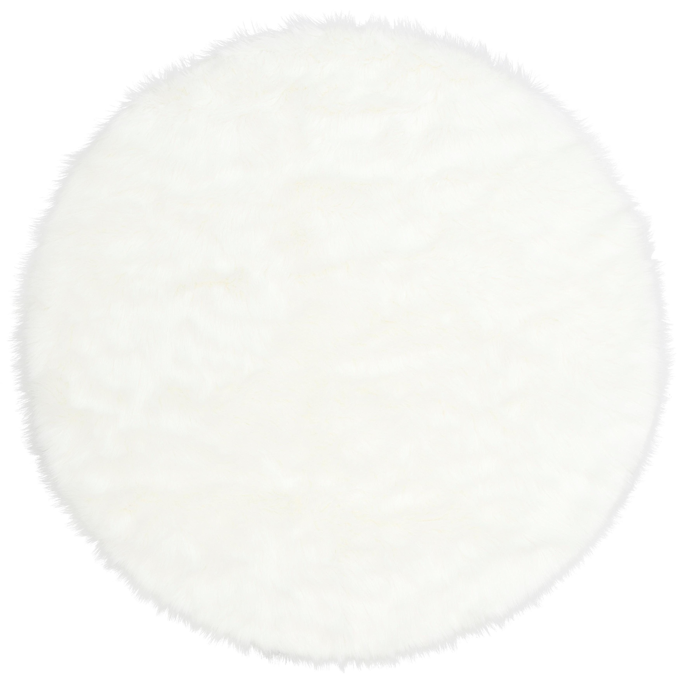 Image of Home affaire Fellteppich »Valeria«, rund, 60 mm Höhe, Kunstfell Teppich rund, leuchtende Farben, besonders weich, ein echter Kuschelteppich, ideal im Wohnzimmer & Schlafzimmer bei Ackermann Versand Schweiz