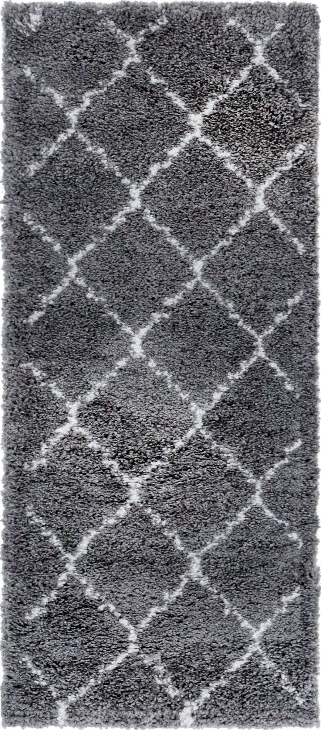 Image of Myflair Möbel & Accessoires Hochflor-Läufer »Temara Shag«, rechteckig, 51 mm Höhe, Teppich-Läufer, gewebt, Rauten Design, weich & kuschelig, ideal im Flur & Schlafzimmer bei Ackermann Versand Schweiz