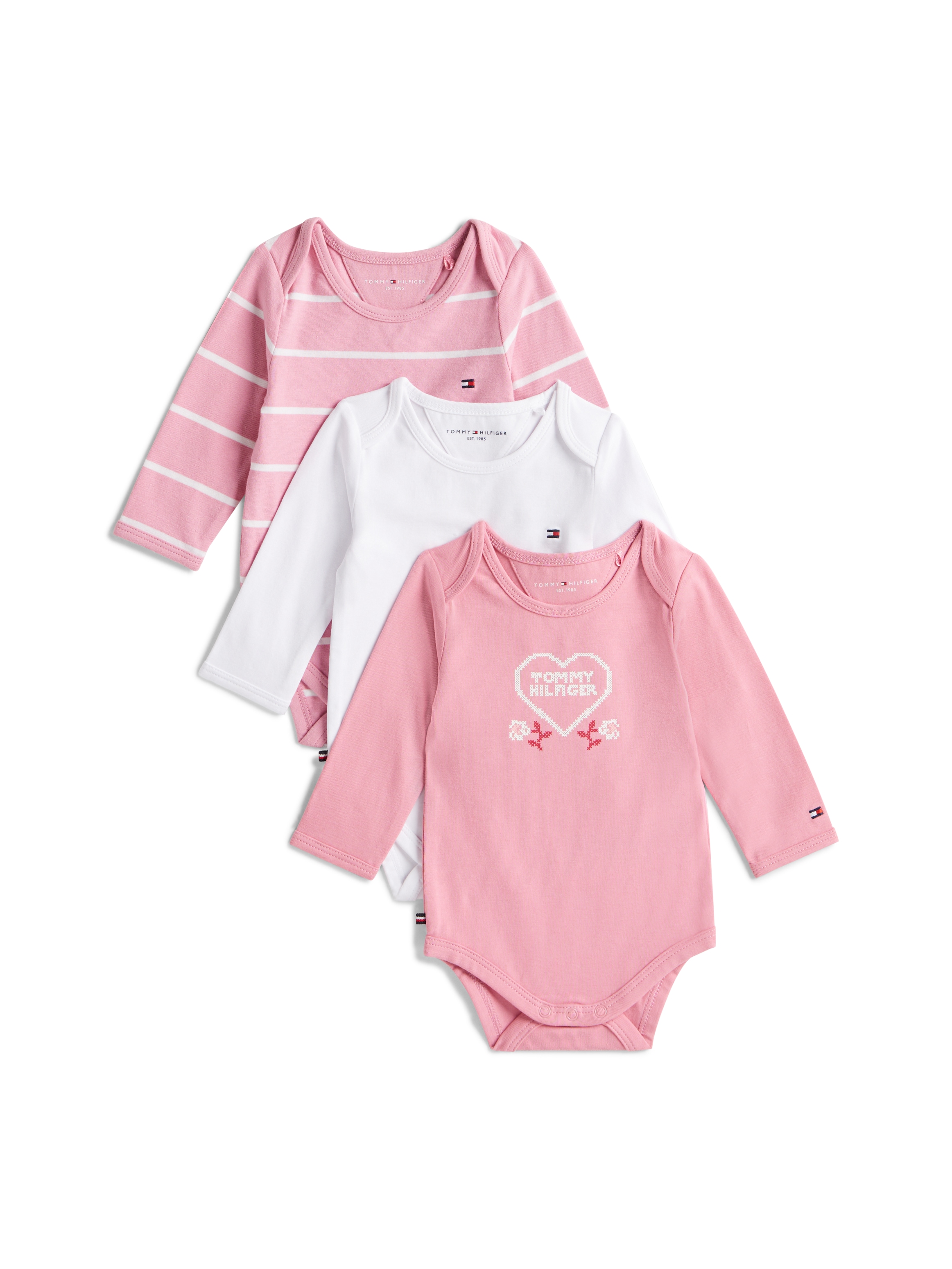 Tommy Hilfiger Erstausstattungspaket »3 PACK BODY L/S GIFTBOX« 3 Stk. tlg. für Babys