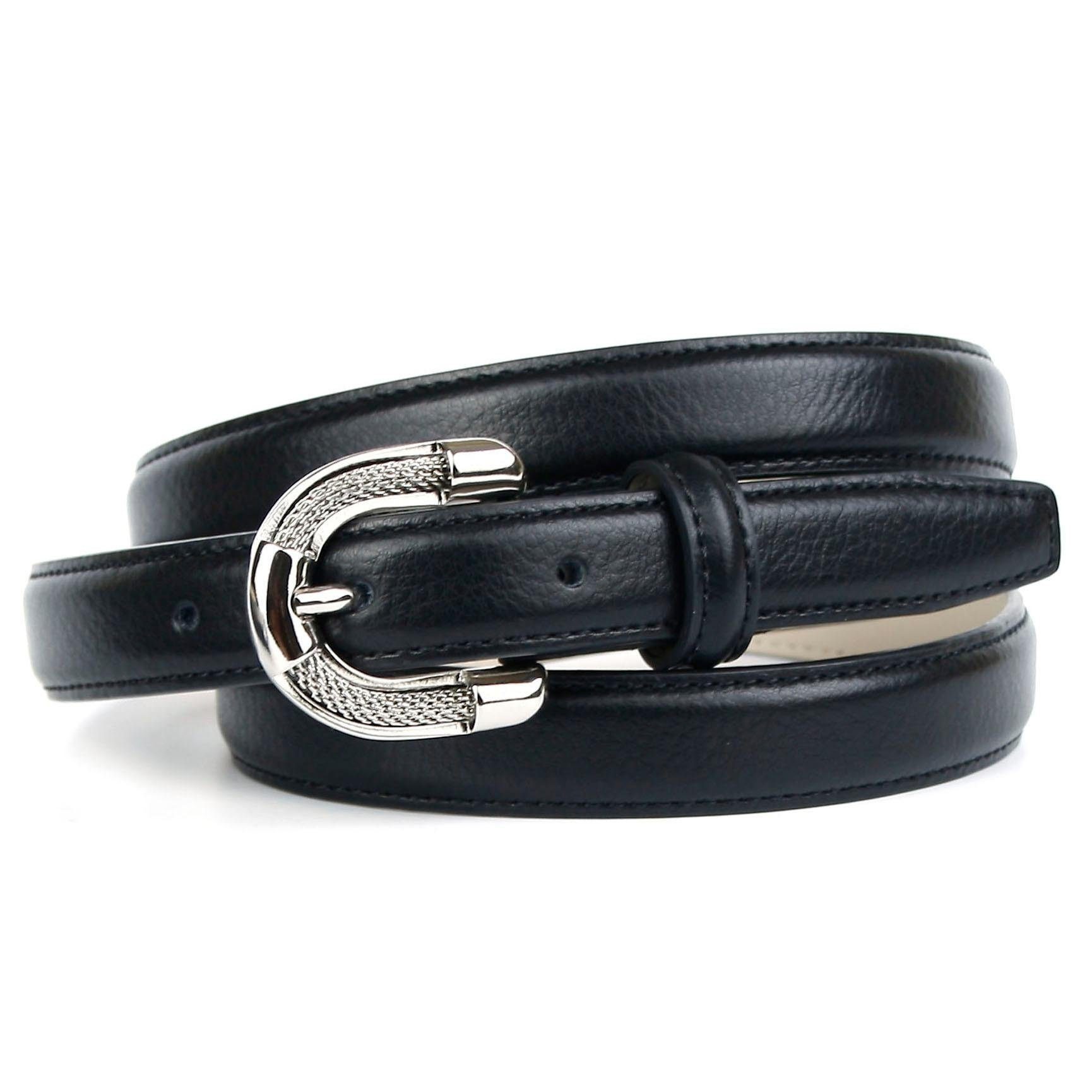 Image of Anthoni Crown Ledergürtel, in schmaler Form, zeitloses Design bei Ackermann Versand Schweiz