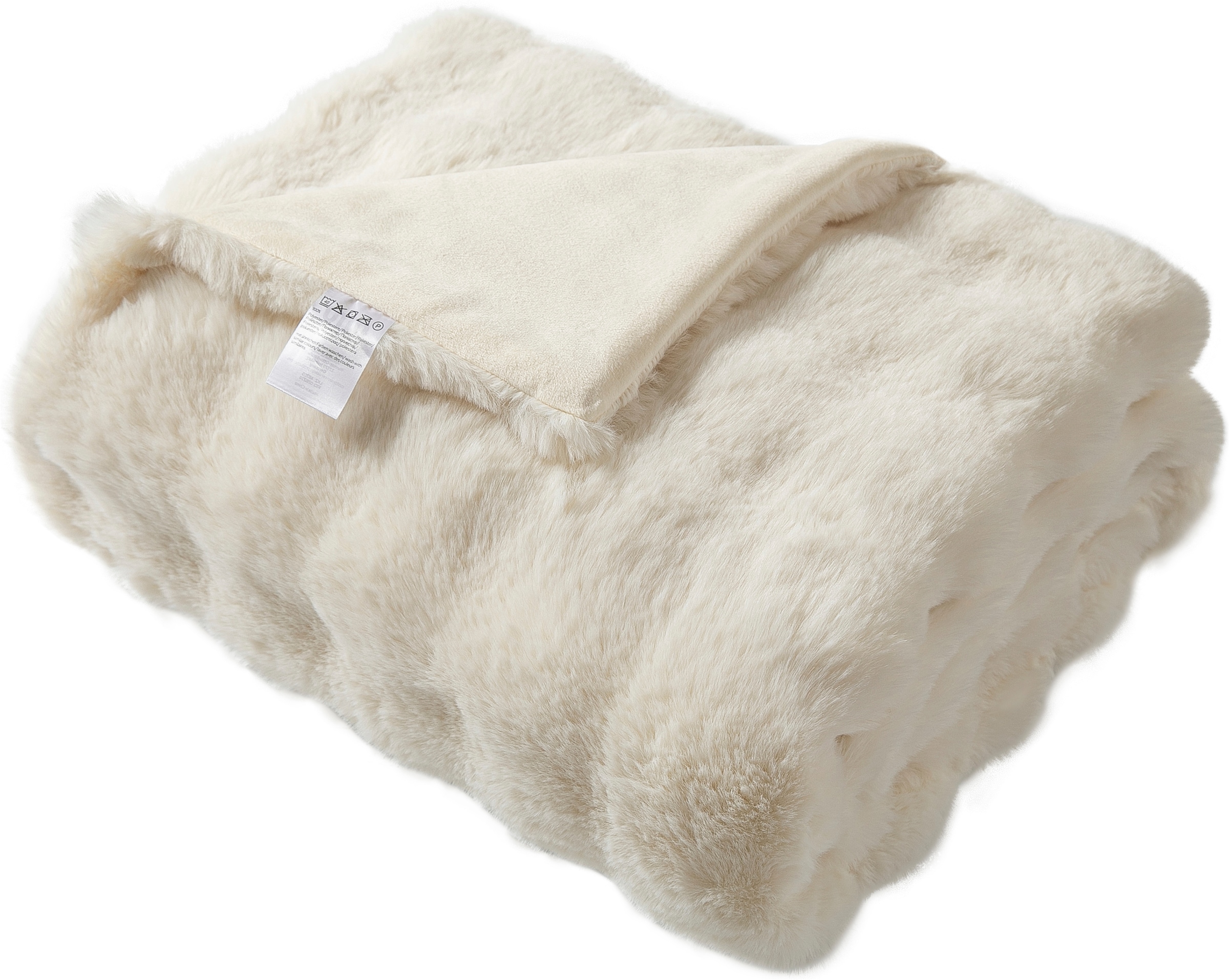 GOODproduct Wohndecke »Briee Premium« Decke mit Fell-Optik, bubble, unifarben, hochwertige Qualität 550g/m²