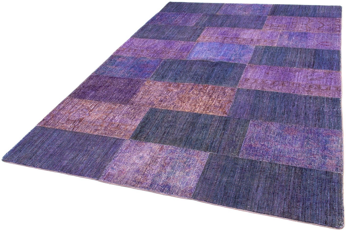Image of morgenland Teppich »Patchwork - 237 x 165 cm - mehrfarbig«, rechteckig, 7 mm Höhe, Wohnzimmer, Handgeknüpft, Einzelstück mit Zertifikat bei Ackermann Versand Schweiz
