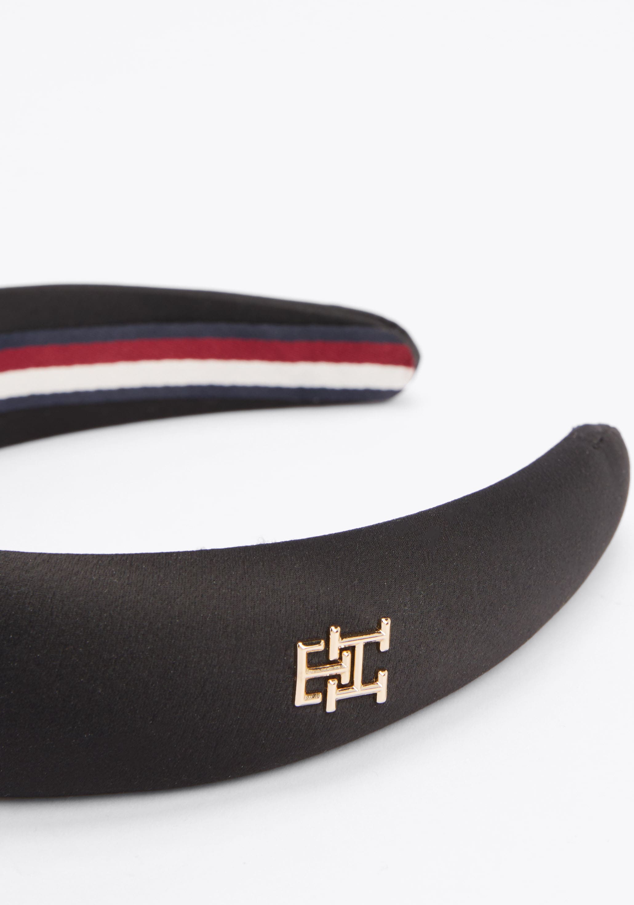 Tommy Hilfiger Stirnband »ELEVATED CHIC HEADBAND«, Logoemblem, weiche Haptik, Premium Haarreifen