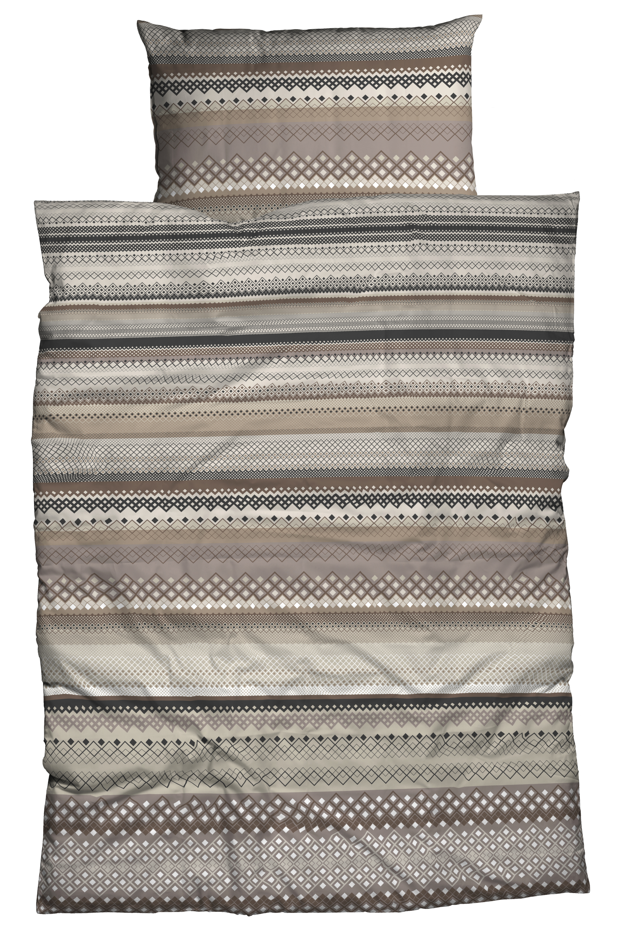 Image of CASATEX Bettwäsche "Alfredo" 2 Stk. Streifendesign