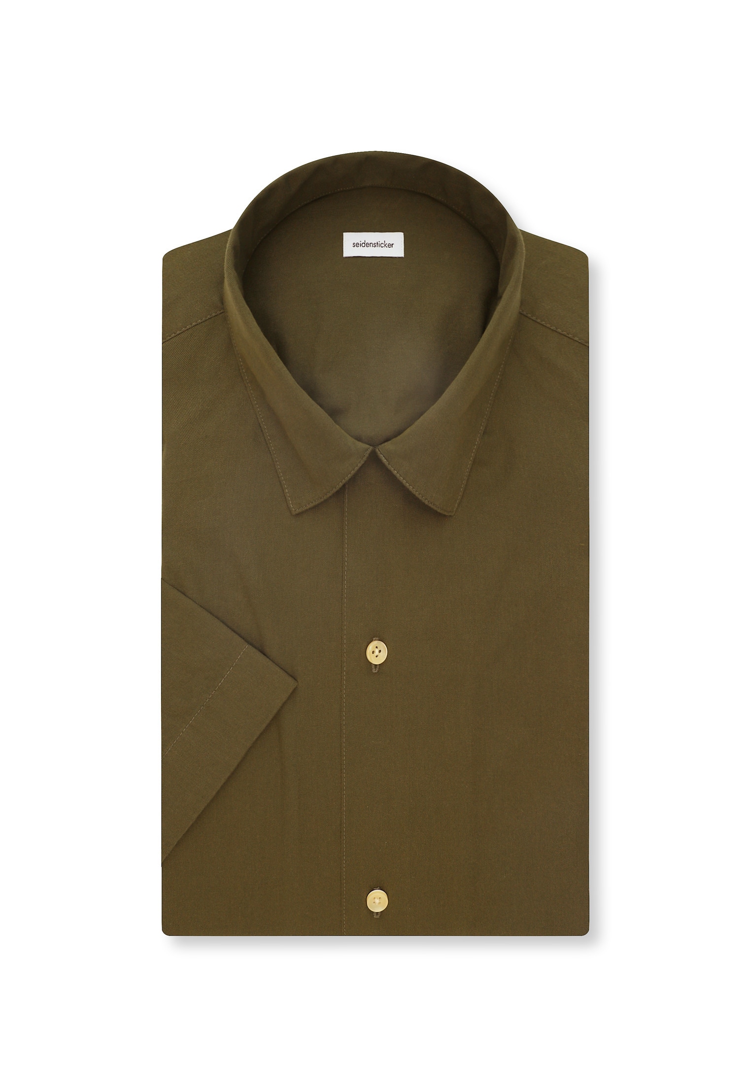 seidensticker Chemise d'affaires »Schwarze Rose« Regular 1/2 Reverskragen Uni