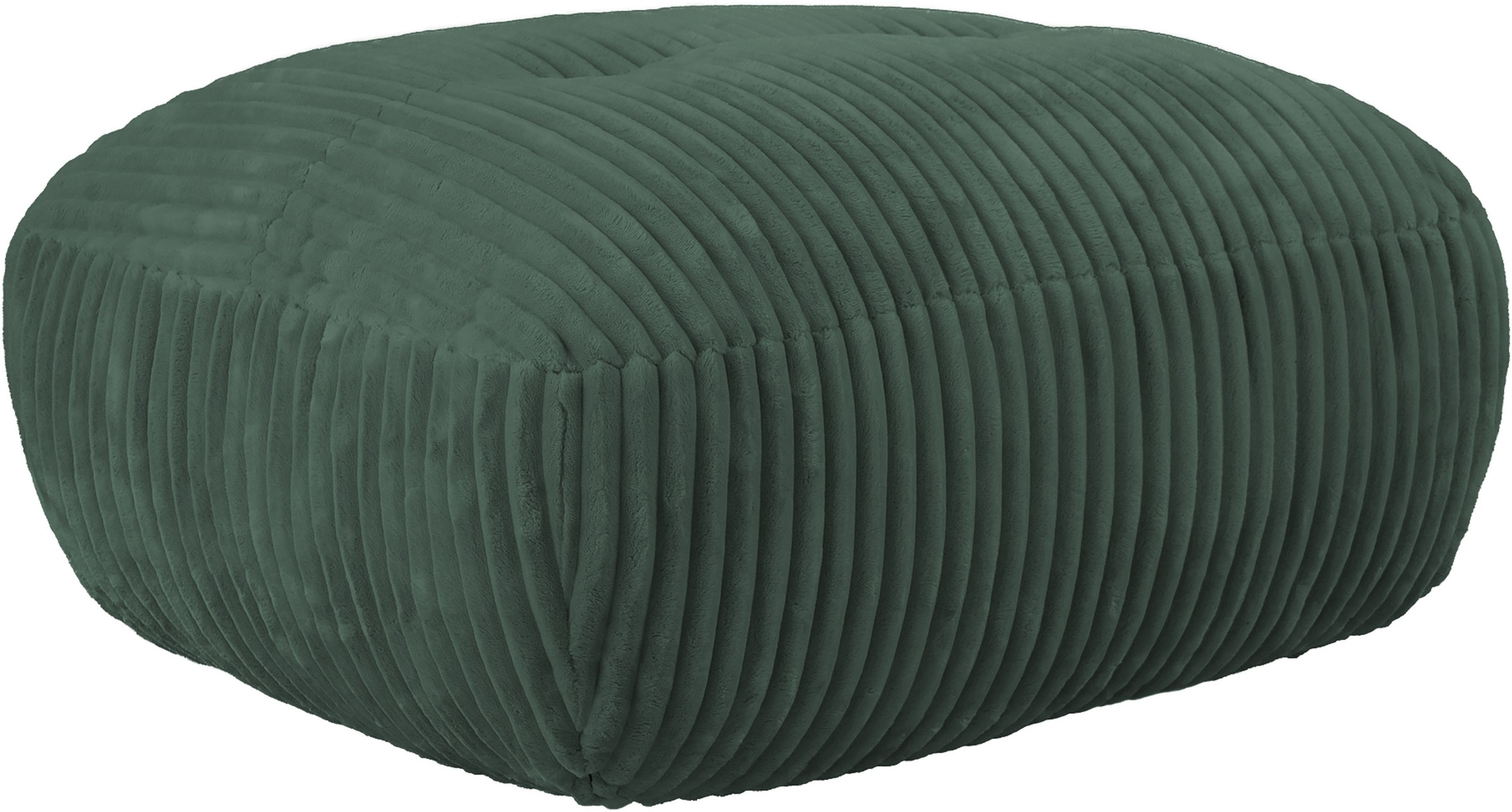 Image of TRENDMANUFAKTUR Hocker "Be Fluffy: Weicher Breitcord Bezugsstoff, perfekte Ergänzung zur Serie" Polsterhocker mit softem Sitzkomfort, moderner breiter Kedernaht