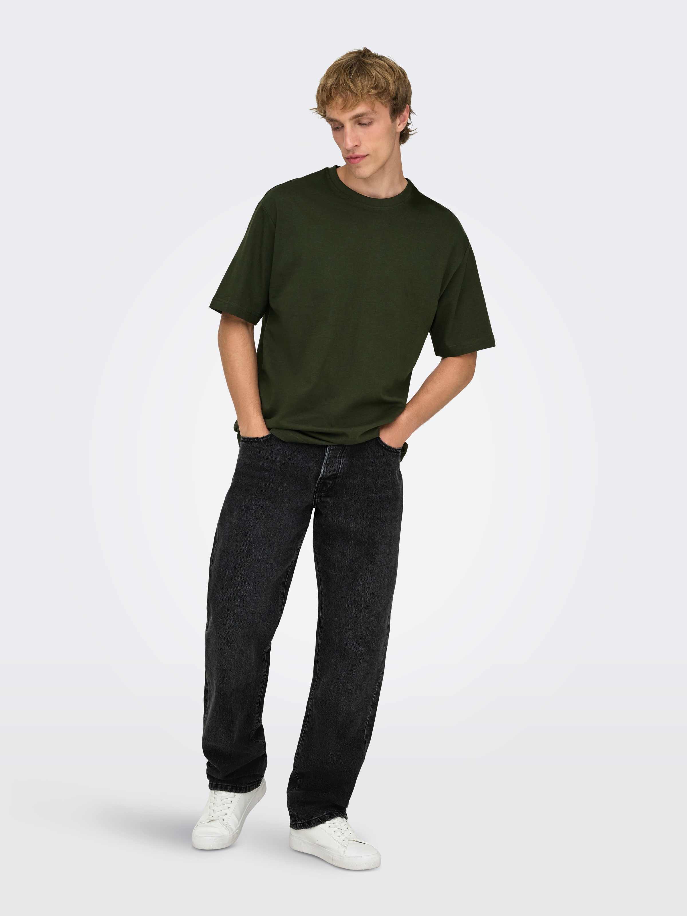 ONLY & SONS Jeans coupe régulière »ONSEDGE STRAIGHT BROMO 0017 DOT DNM NOOS«