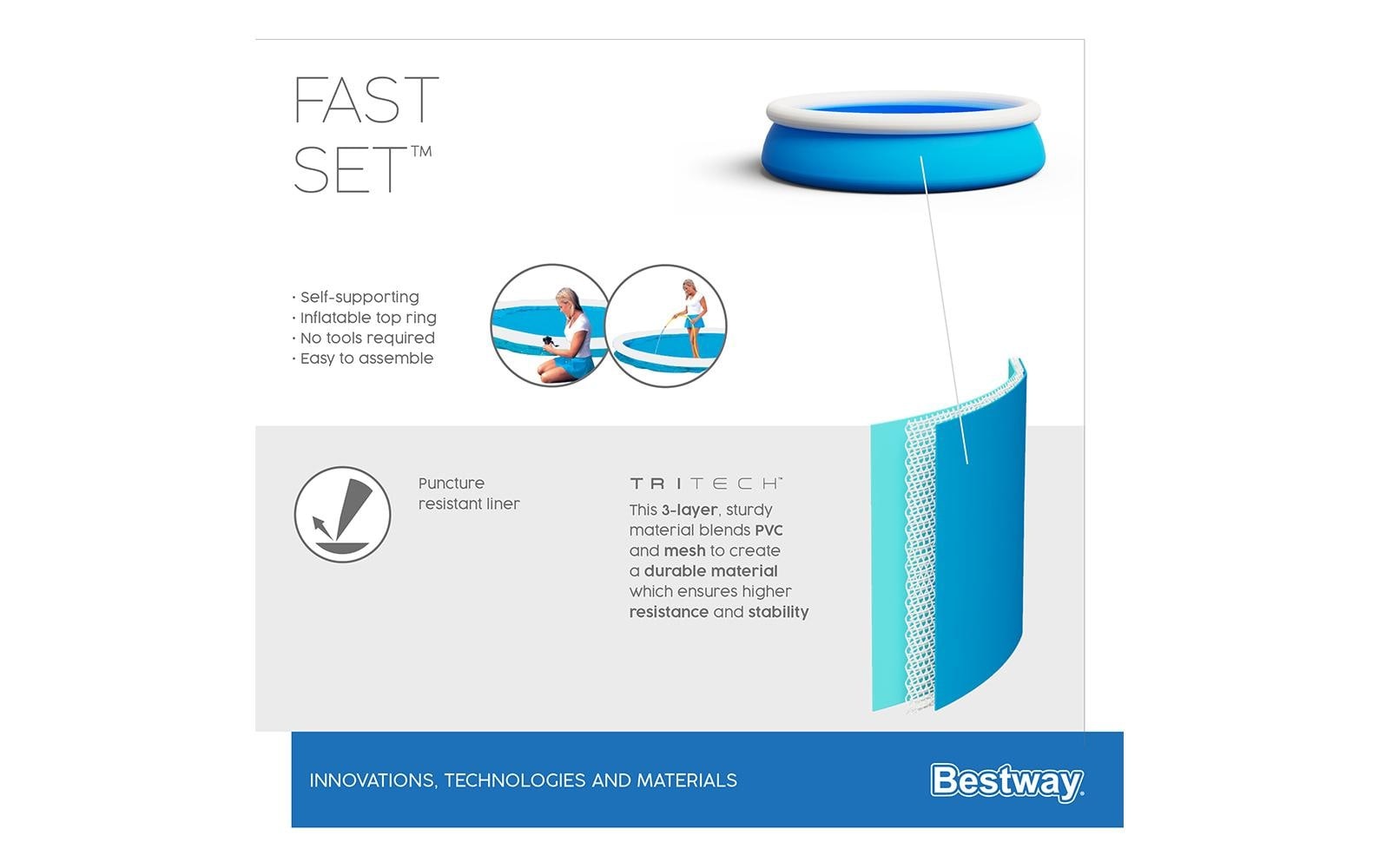 Bestway Pool »Fast Set 305 x 76 cm«