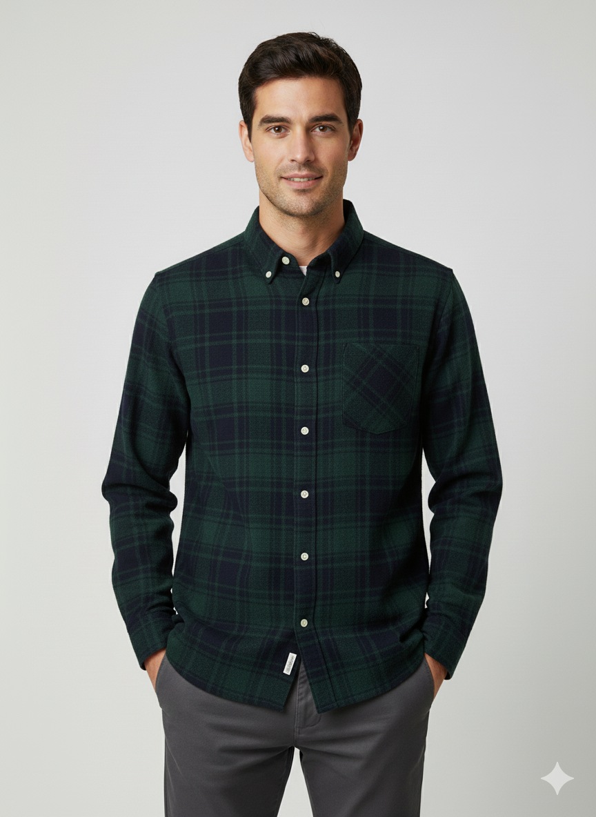 SELECTED HOMME Langarmhemd »SLHREGNOAH BRUSHED LS SHIRT D«