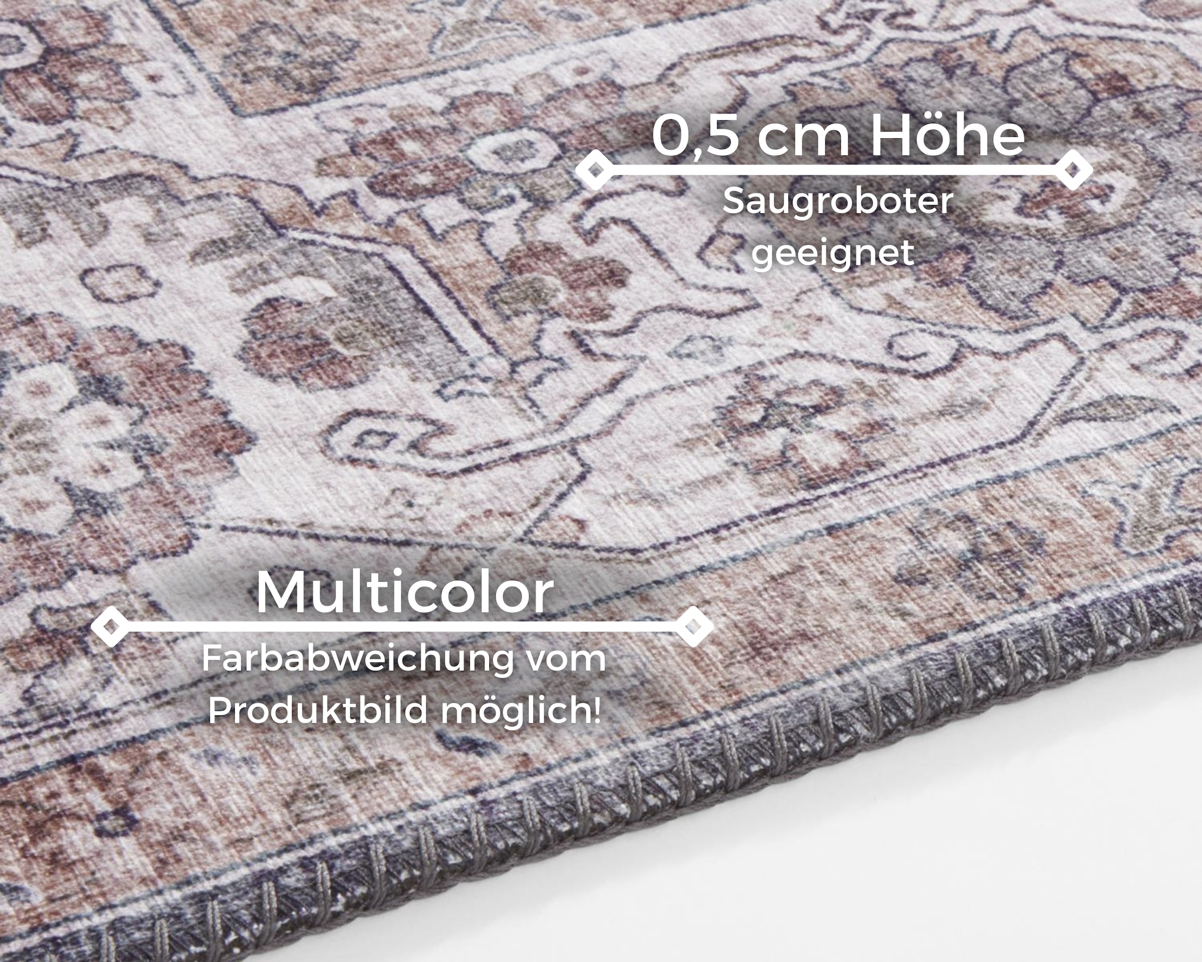 HANSE Home Teppich »Sylla« rechteckig 5 mm Höhe Orientalisch, Läufer, Vintage, Wohnzimmer, Schlafzimmer, Esszimmer