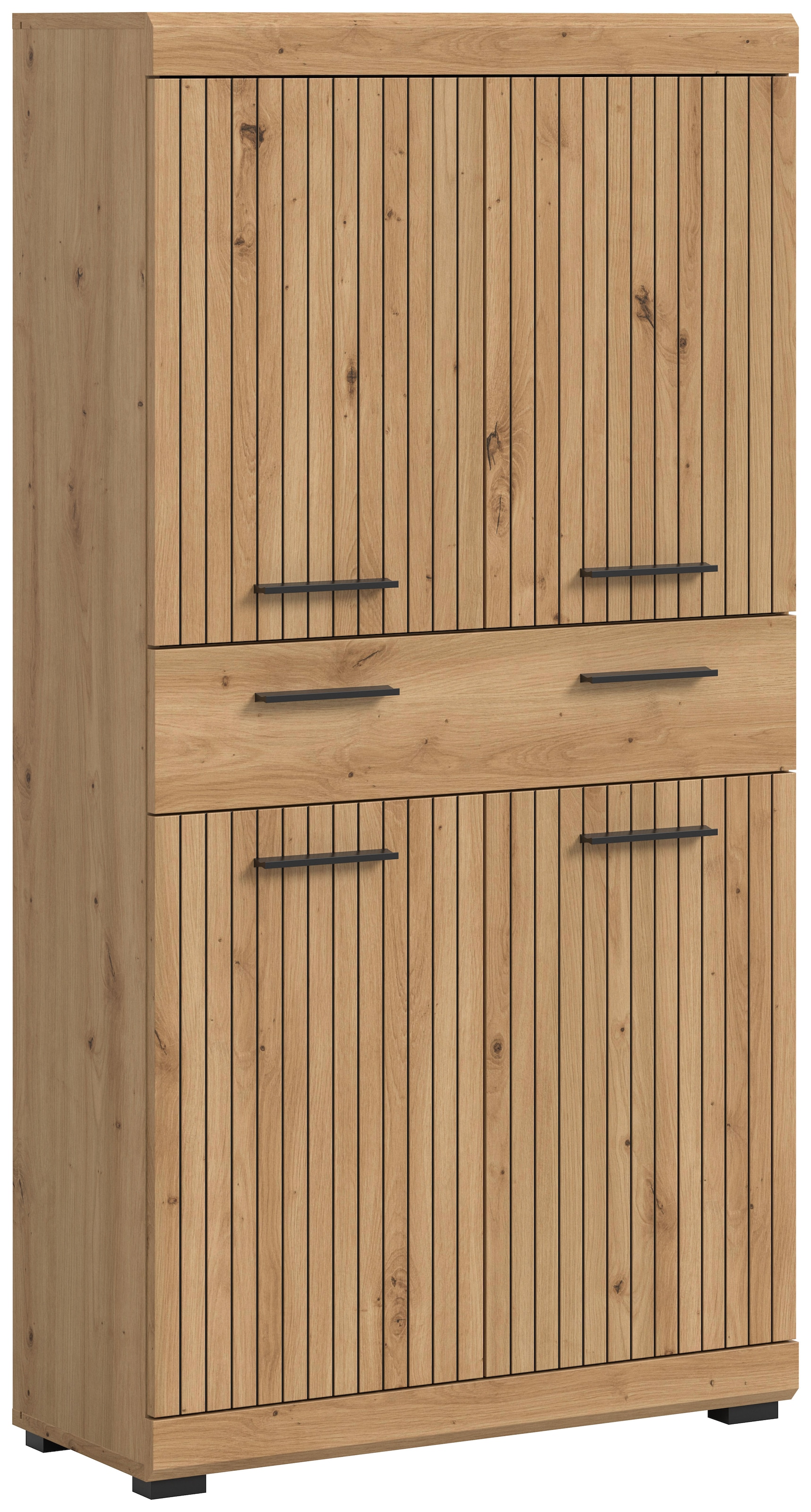 Image of welltime Midischrank "SIENA, Breite 74cm, 4 Türen, 1 Schubkasten, 4 Fächer, MDF-Front" TOPSELLER, in verschiedenen Farben erhältlich, Badmöbel, Badschrank, Schrank, Bad
