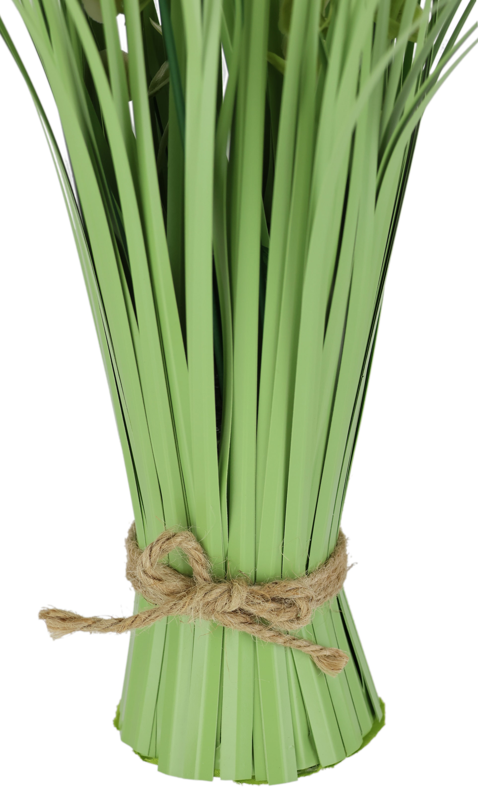 I.GE.A. Herbe artificielle »Grasbund mit Blüten« Deko Grasbusch Gräser Kunstblume Kunstpflanze Künstliche Pflanze