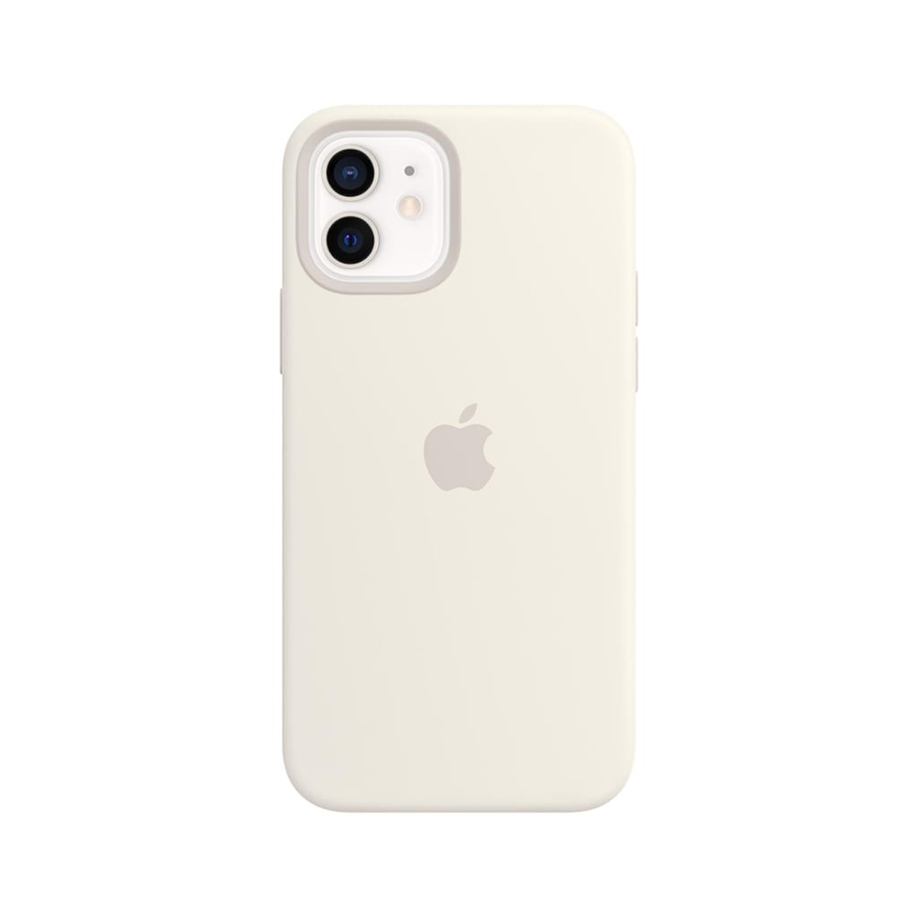 Apple Handyhülle »Apple iPhone 12/12 P Silicone Case Mag Whi«, iPhone 12-iPhone 12 Pro, 15,5 cm (6,1 Zoll)
