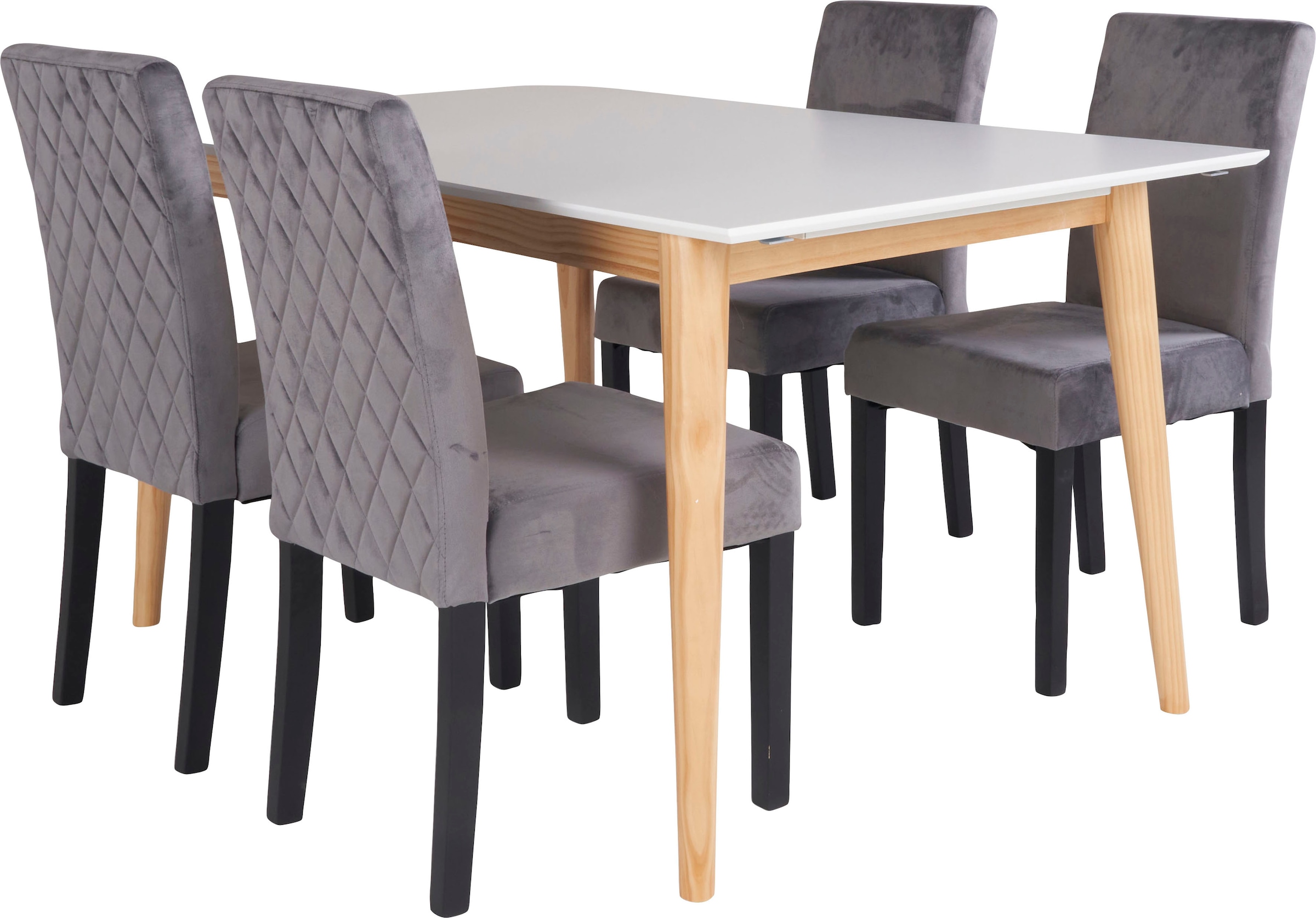 Tisch 5 günstig (Set, ausziehbarem kaufen Homexperts Essgruppe tlg.), »Odense«, mit