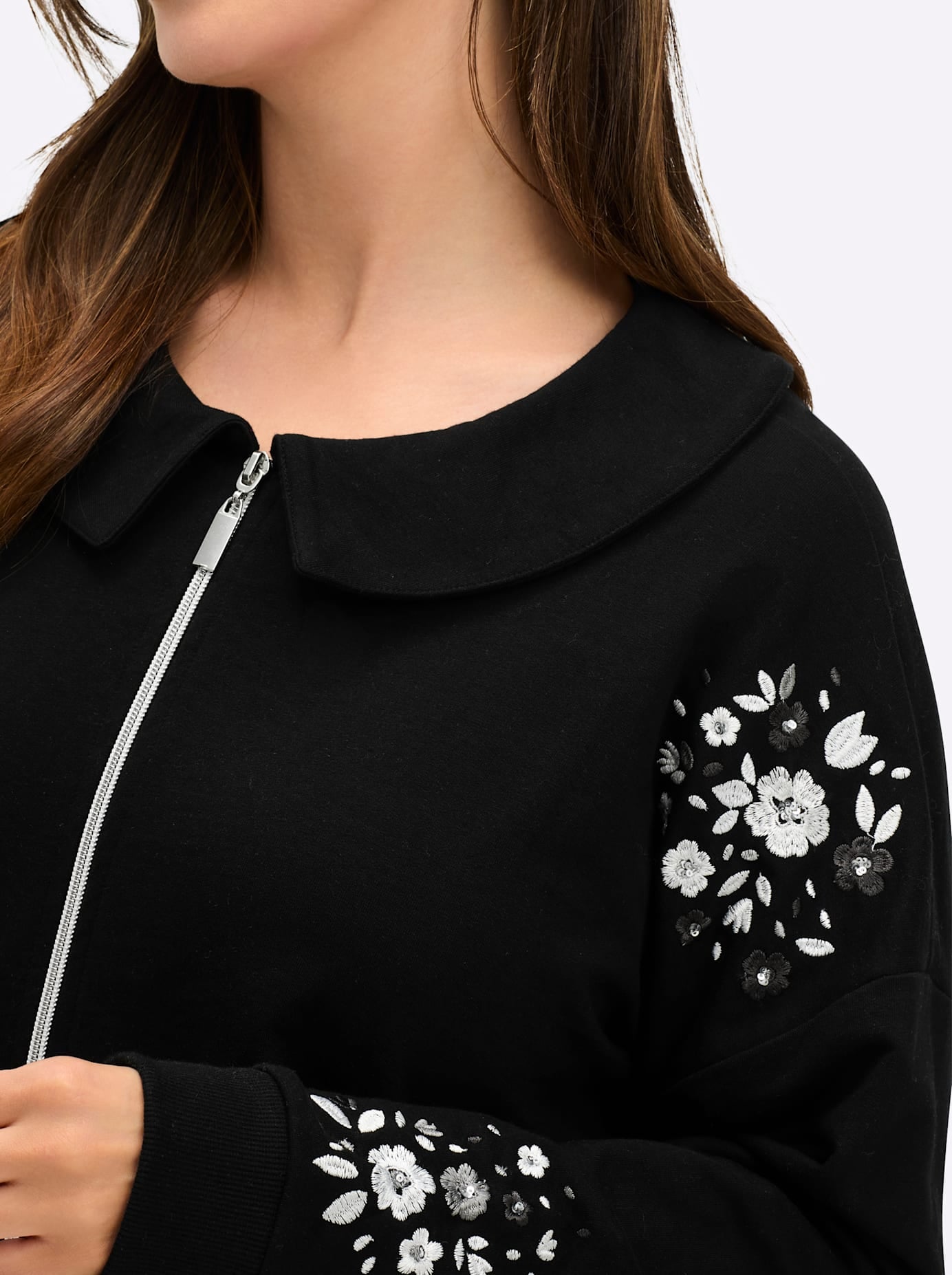 Sheego Shirtjacke »Sweatjacke« 1 Stk.