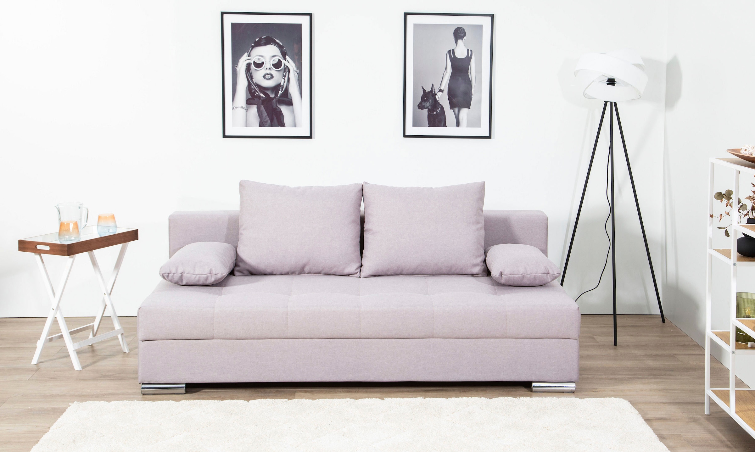 Image of COLLECTION AB Schlafsofa "Tania, B: 194 cm, Liegel. 140x194 cm" Bettfunktion & Bettkasten, Federkern