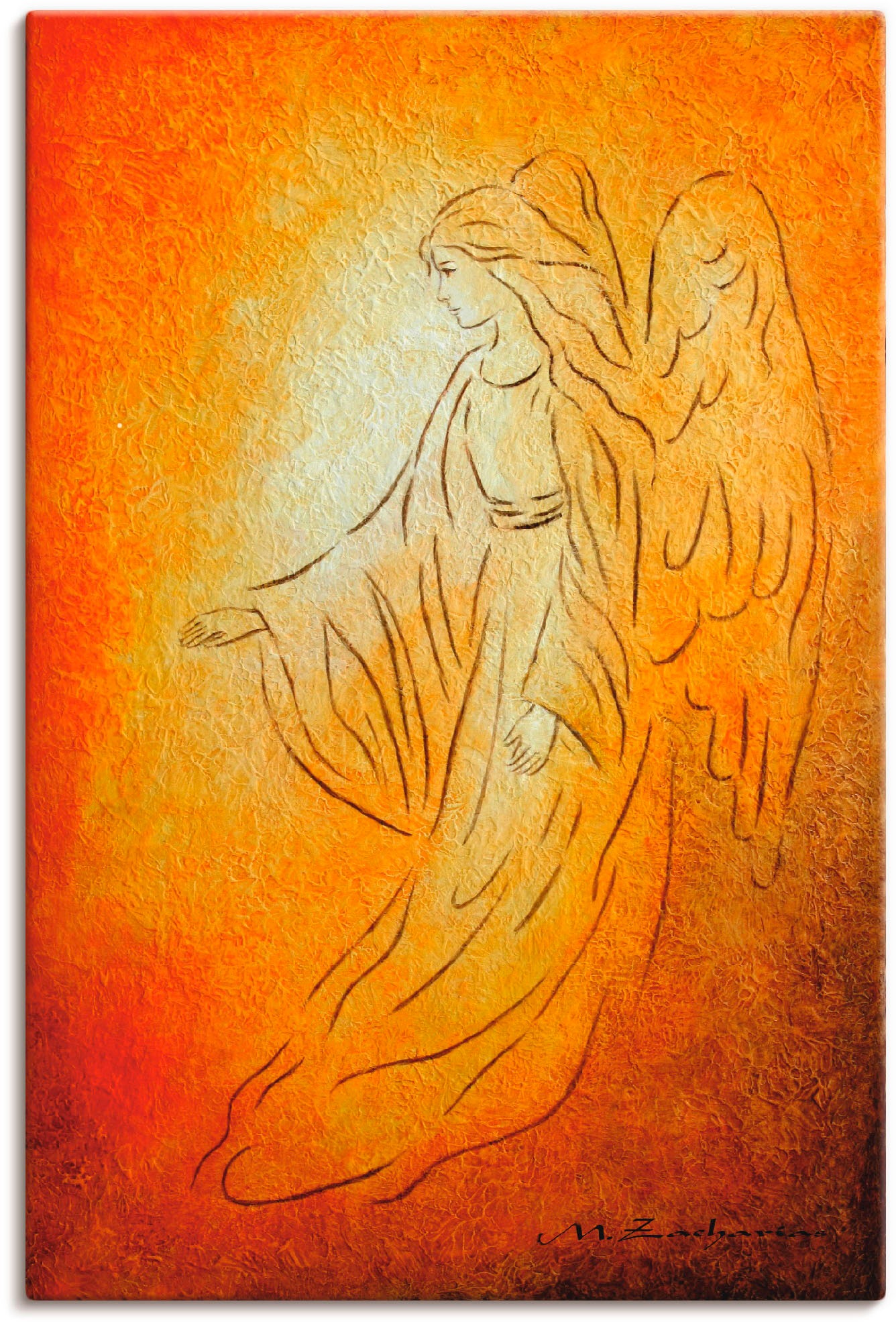 Image of Artland Wandbild »Engel der Heilung - Engelkunst«, Religion, (1 St.), in vielen Grössen & Produktarten - Alubild / Outdoorbild für den Aussenbereich, Leinwandbild, Poster, Wandaufkleber / Wandtattoo auch für Badezimmer geeignet bei Ackermann Versand Schwe