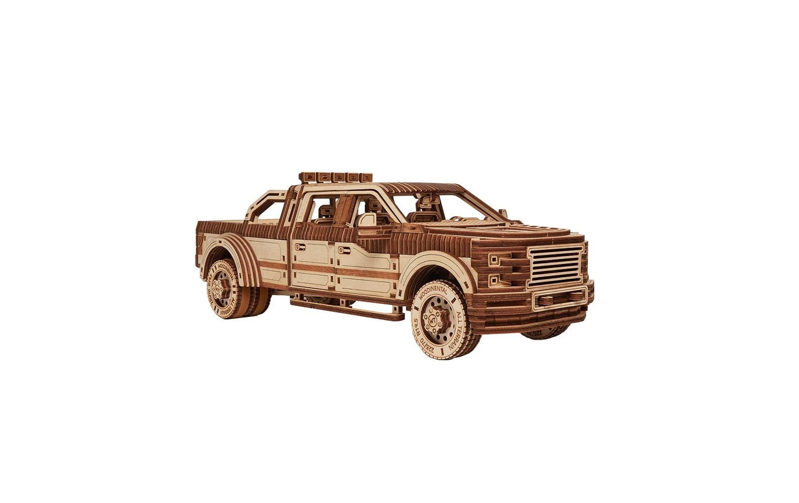 Image of Spielbausteine "WoodTrick Pick-up Truck"