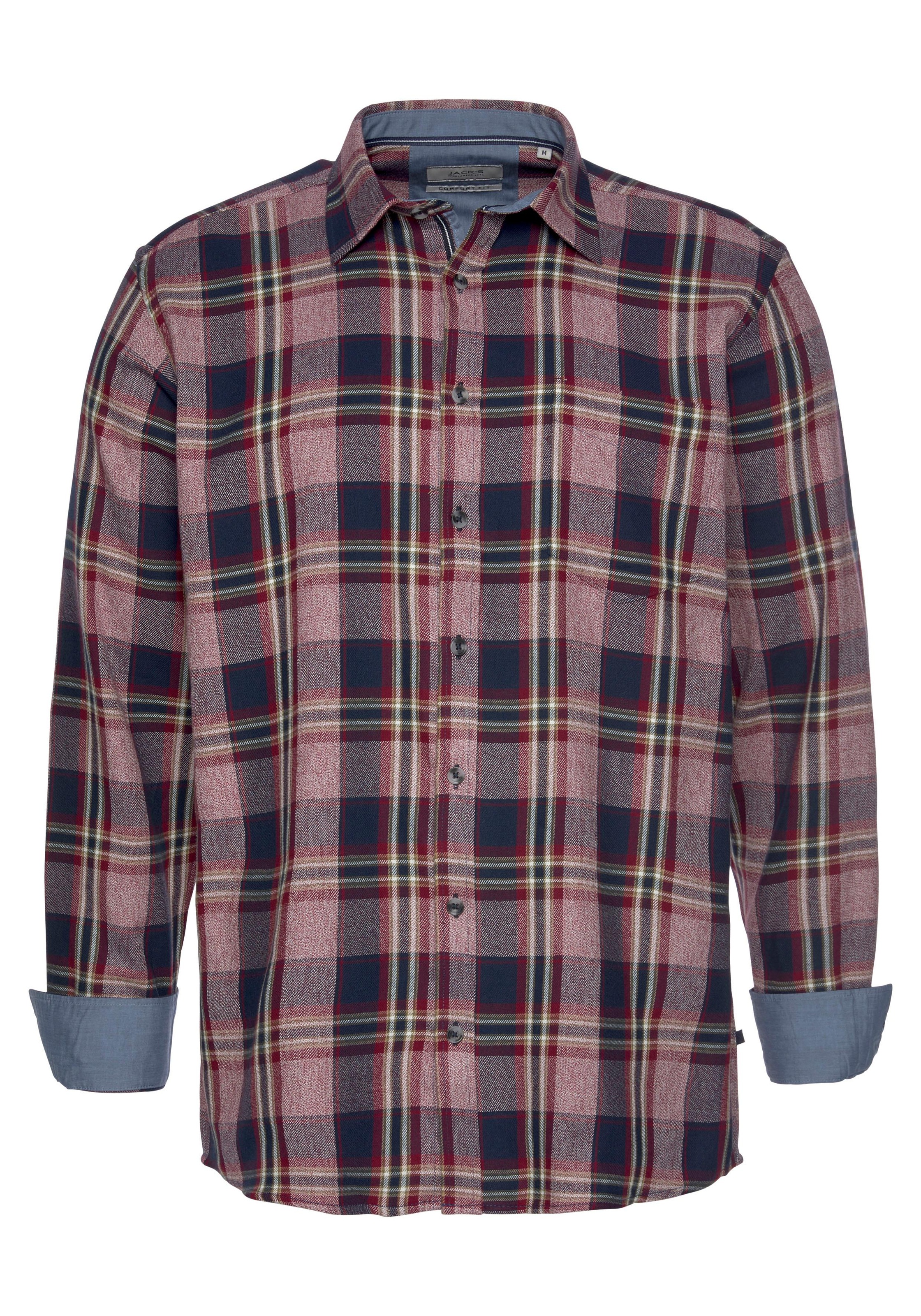 Image of JACK’S Karohemd, mit konstrastfarbenen Details bei Ackermann Versand Schweiz