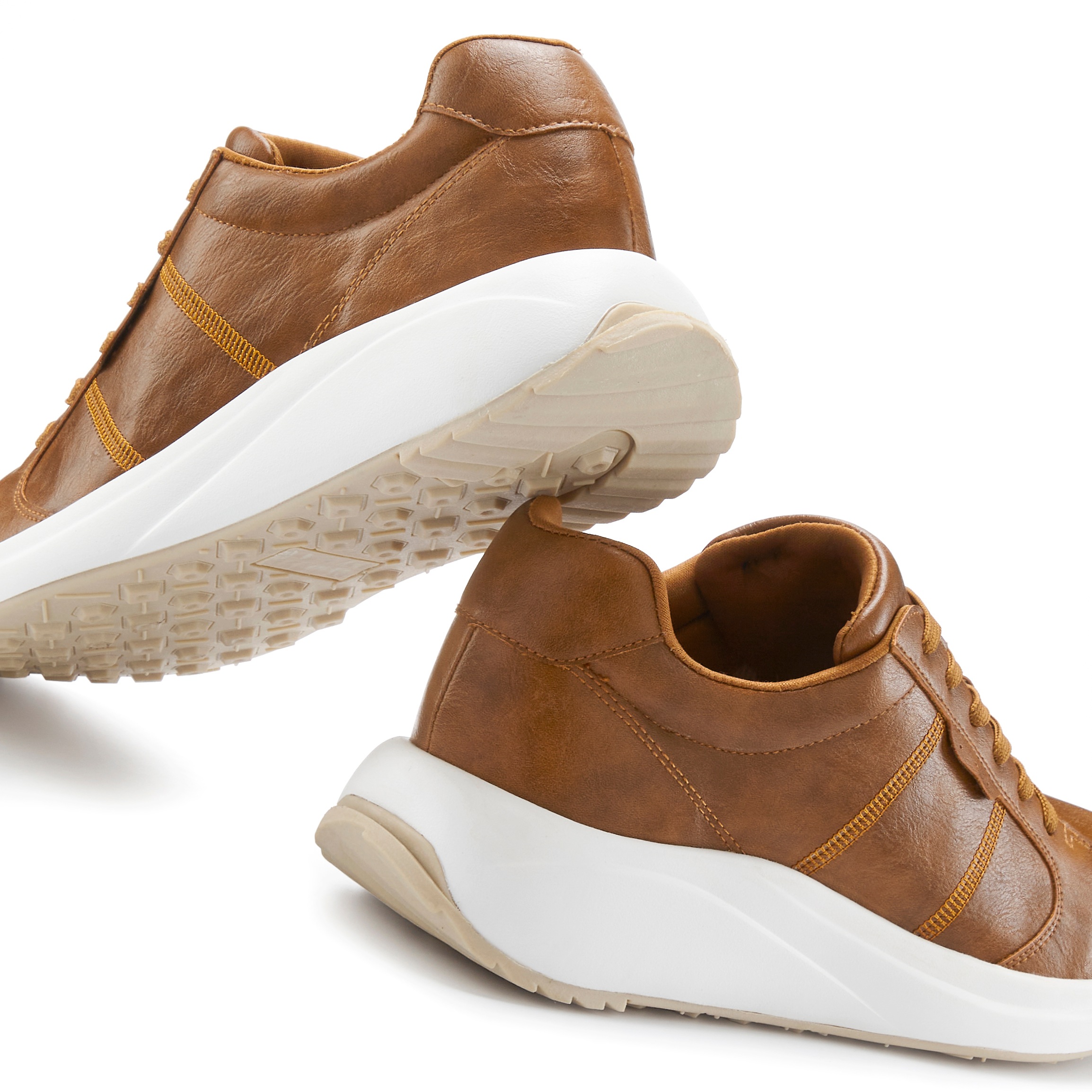 John Devin Sneakers »Schnürschuh, Freizeitschuh, Halbschuh, Turnschuh, Schnürhalbschuh«  mit modischer Sohle VEGAN