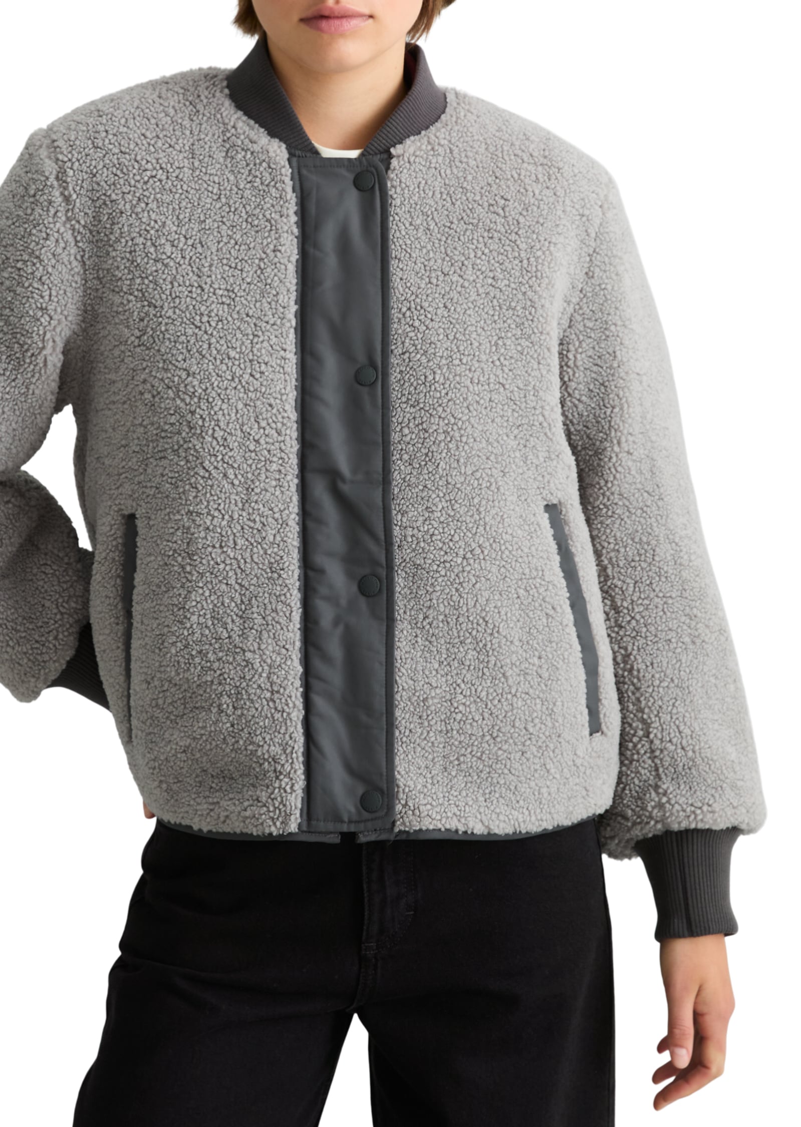 Image of Marc OPolo DENIM Wendejacke Wendeblouson regular aus recyceltem Polyester
