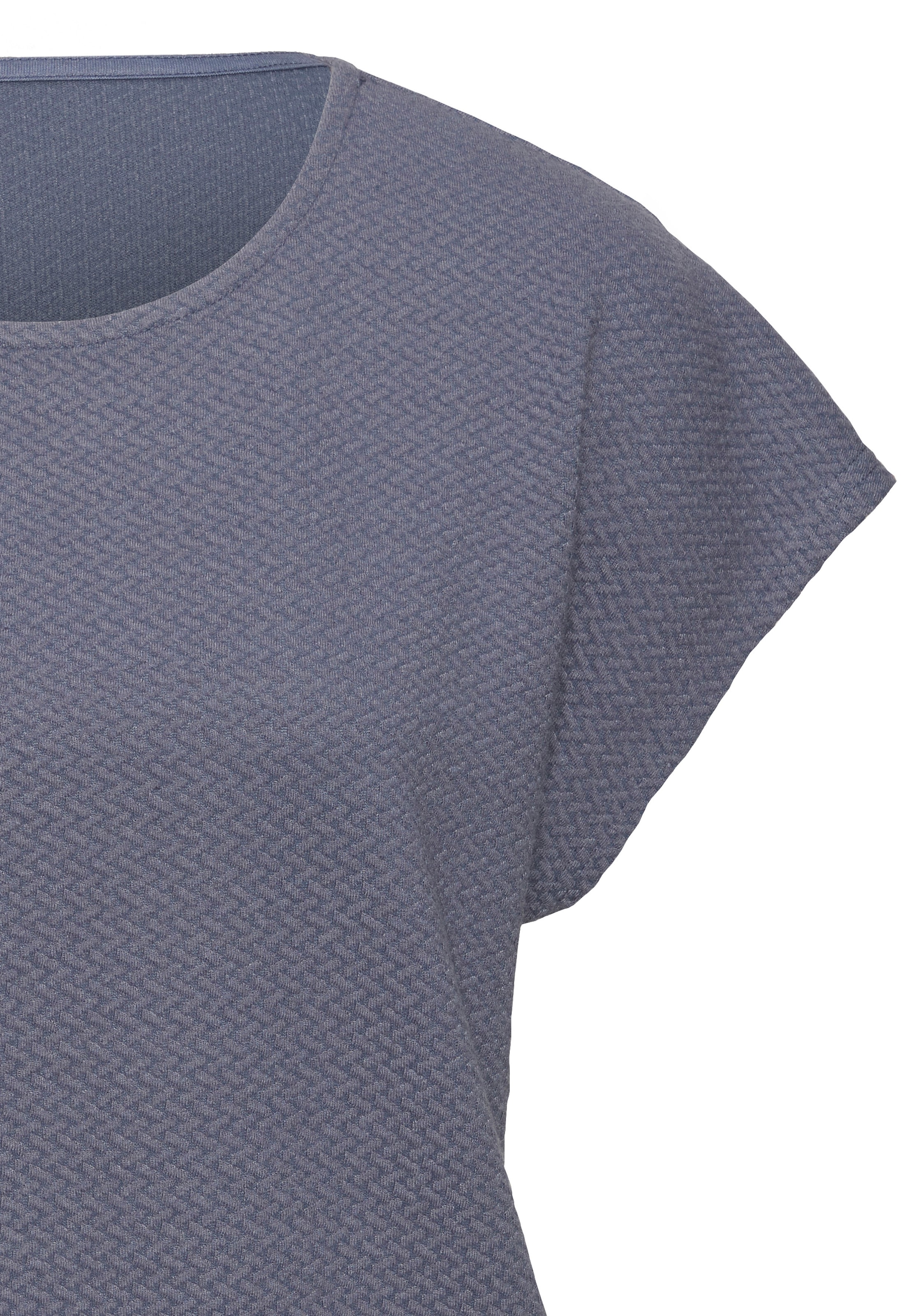 Vivance T-shirt à manches courtes »aus bügelfreier Strukturqualität« mit Viskose