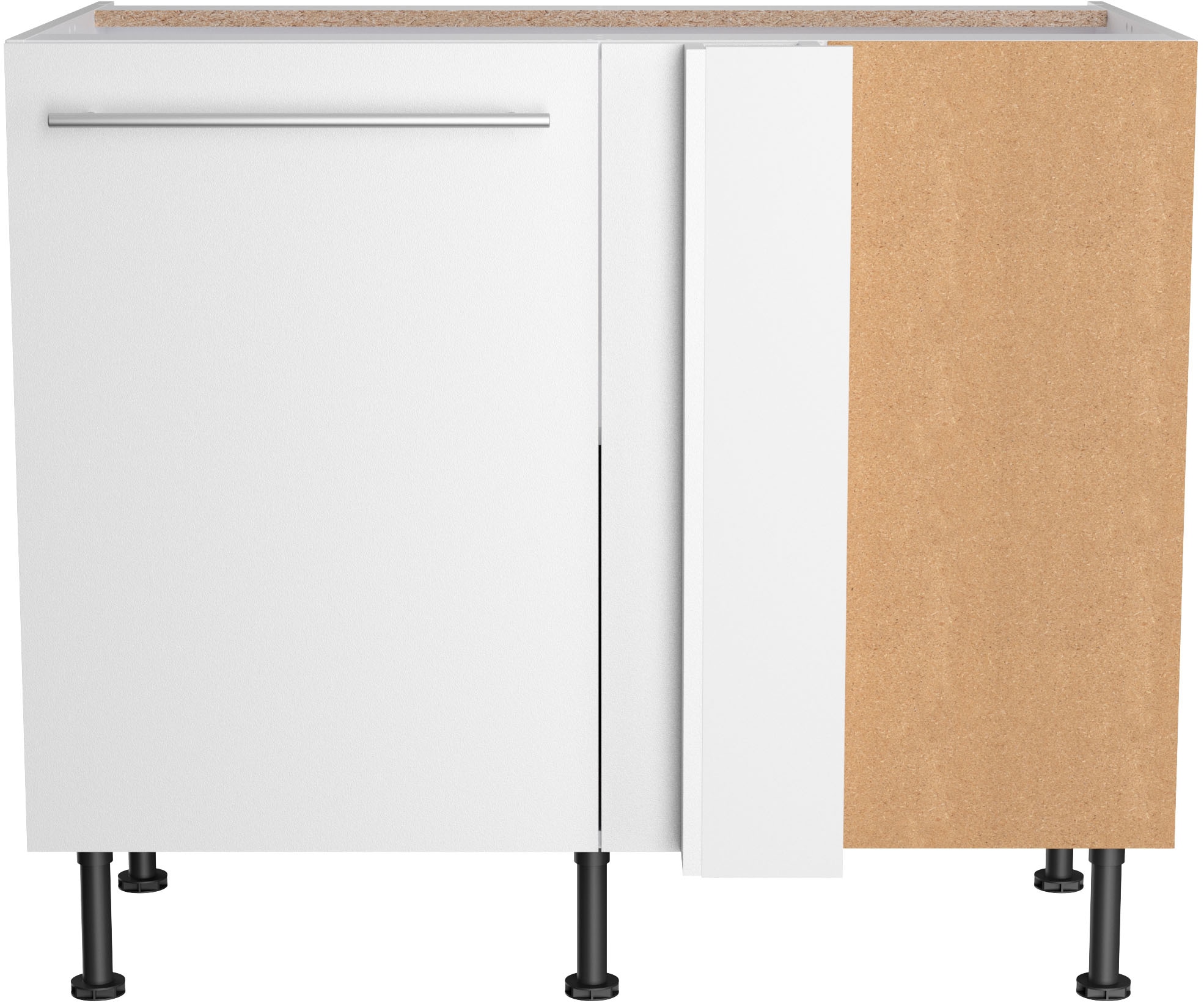 OPTIFIT Eckunterschrank »Bern2«, Breite 100 x 65 cm, Lösung für Geschirrspüler, 1 Tür, 1 Einlegeboden