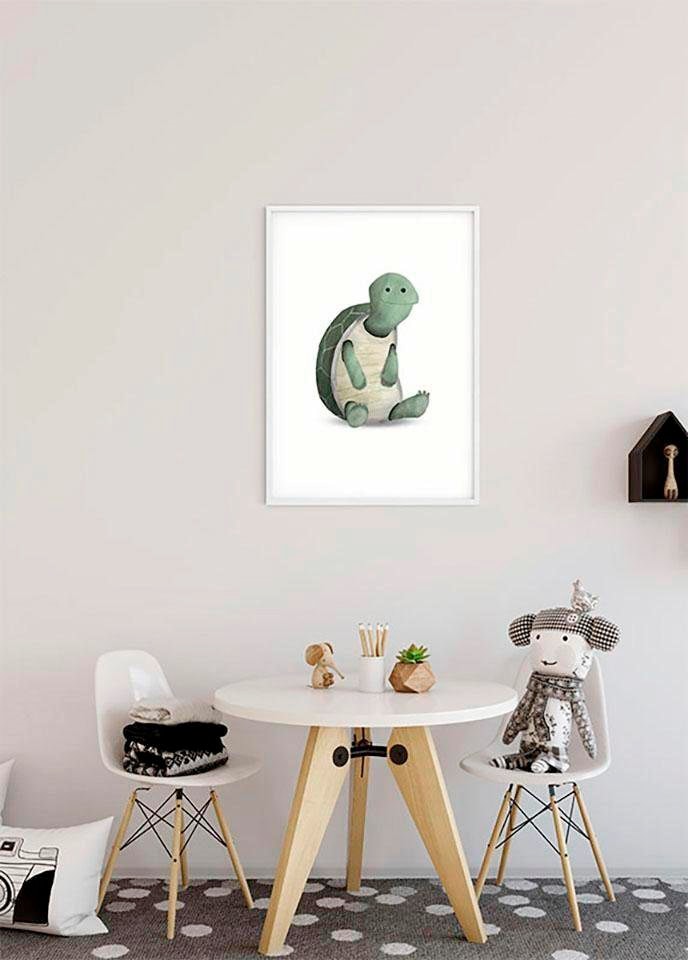 Komar Poster »Cute Animal jetzt Turtle«, 1), Anzahl (Packung, Teile St., Kinderzimmer, Schildkröten, kaufen Schlafzimmer, 1 Wohnzimmer