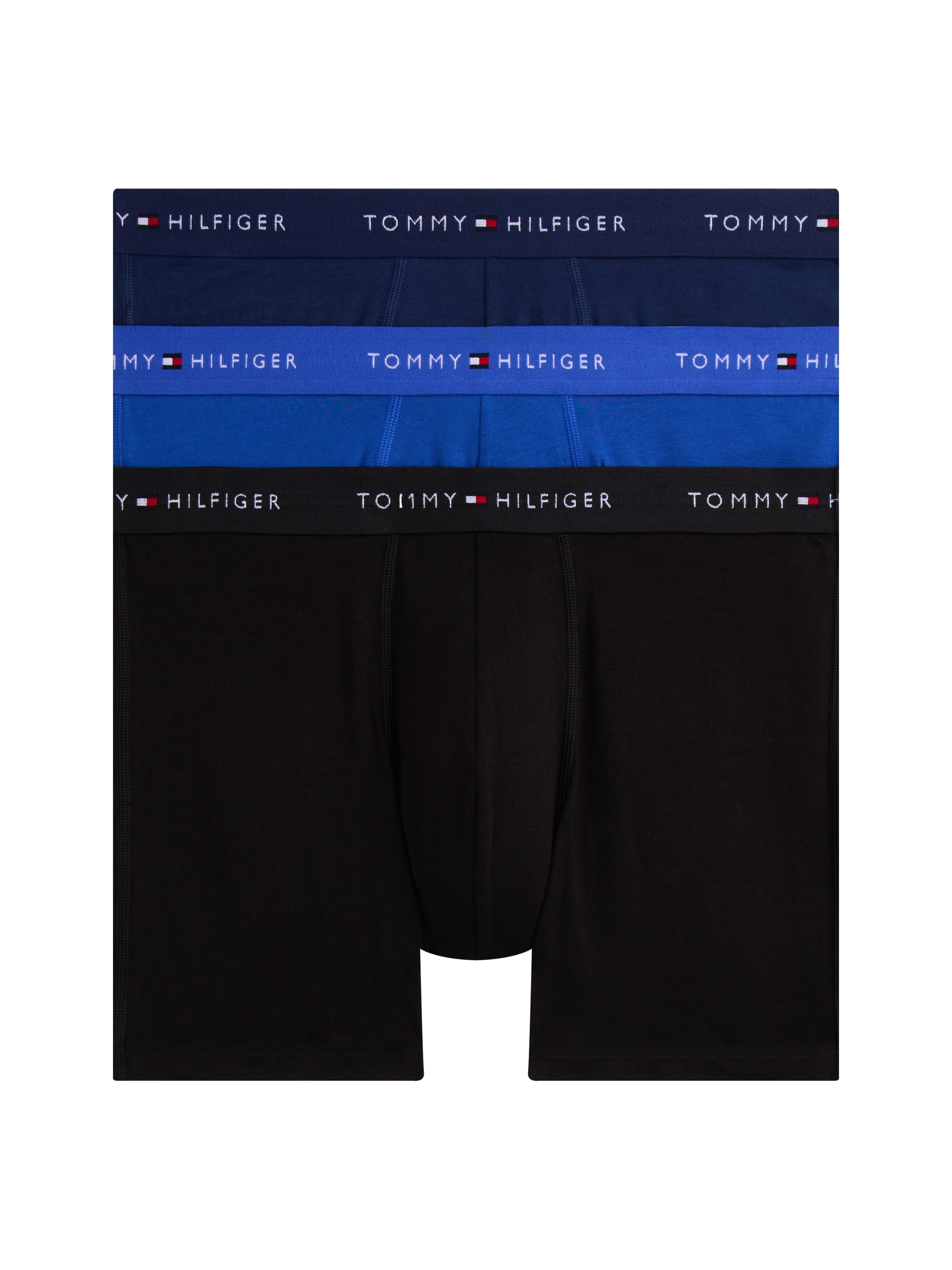 Image of Tommy Hilfiger Underwear Boxershorts "3P BOXER BRIEF DTM" 3 Stk. mit langem Bein, elastischer Bund