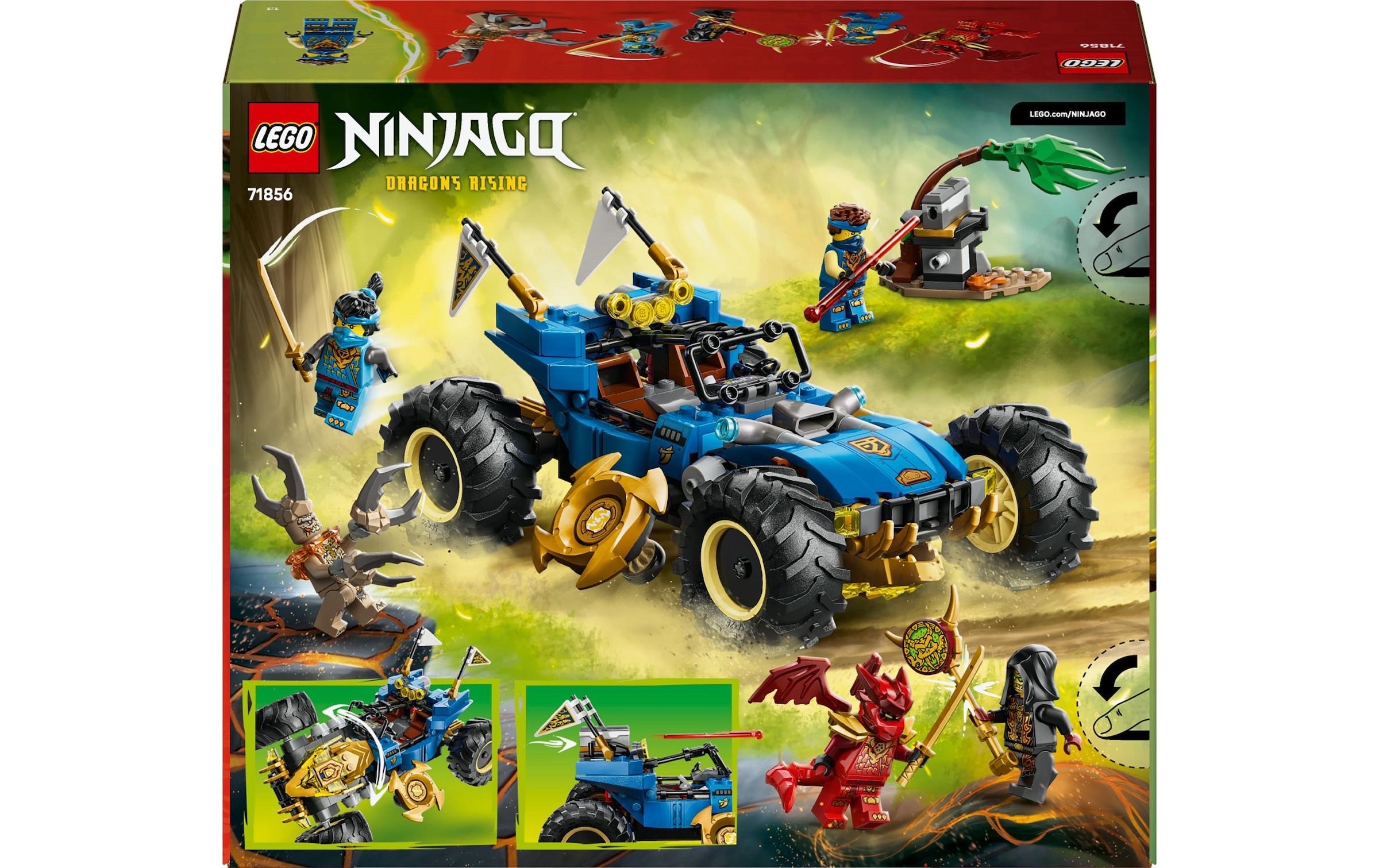   Konstruktionsspielsteine »Ninjago Jays Transformationsflitzer 71856« Kategorie: Fantasy-Welt