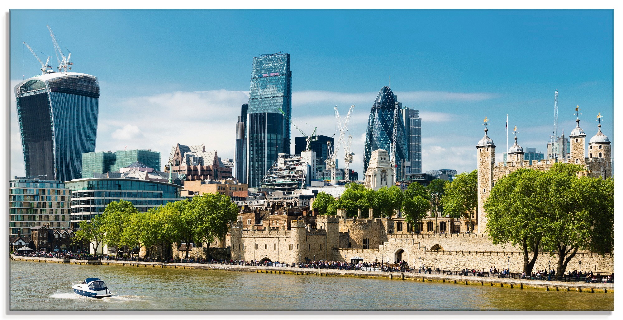 Image of Artland Glasbild »London Finanzviertel«, Grossbritannien, (1 St.) bei Ackermann Versand Schweiz