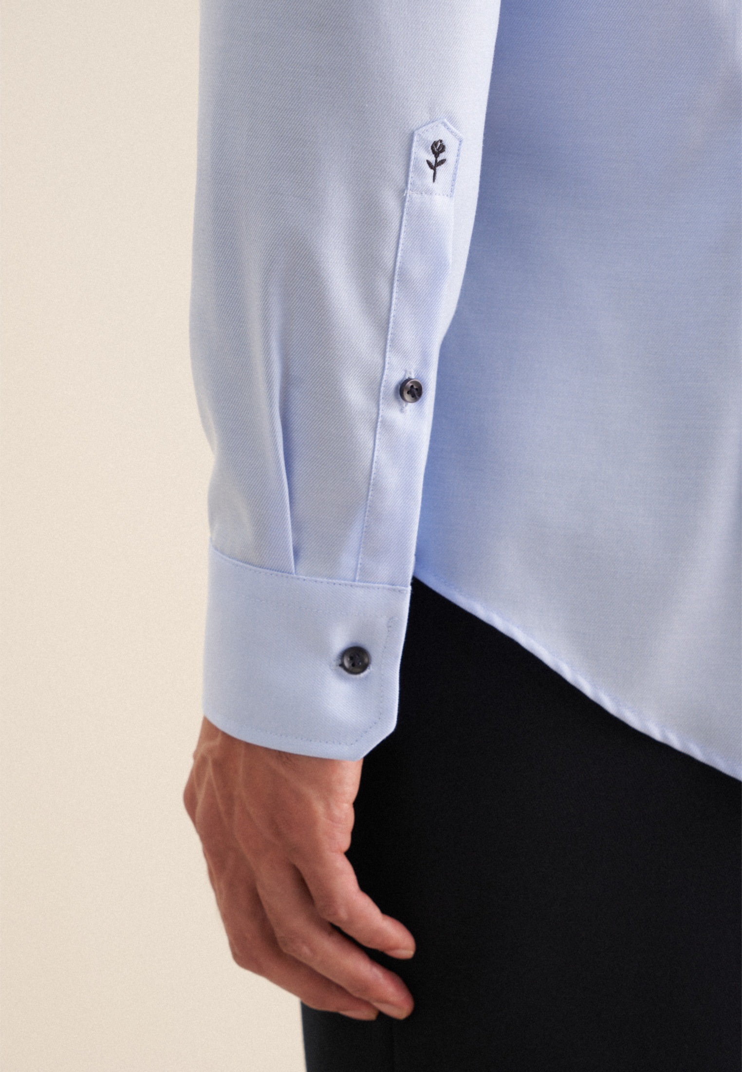seidensticker Businesshemd »Slim« Slim Langarm Kentkragen Uni
