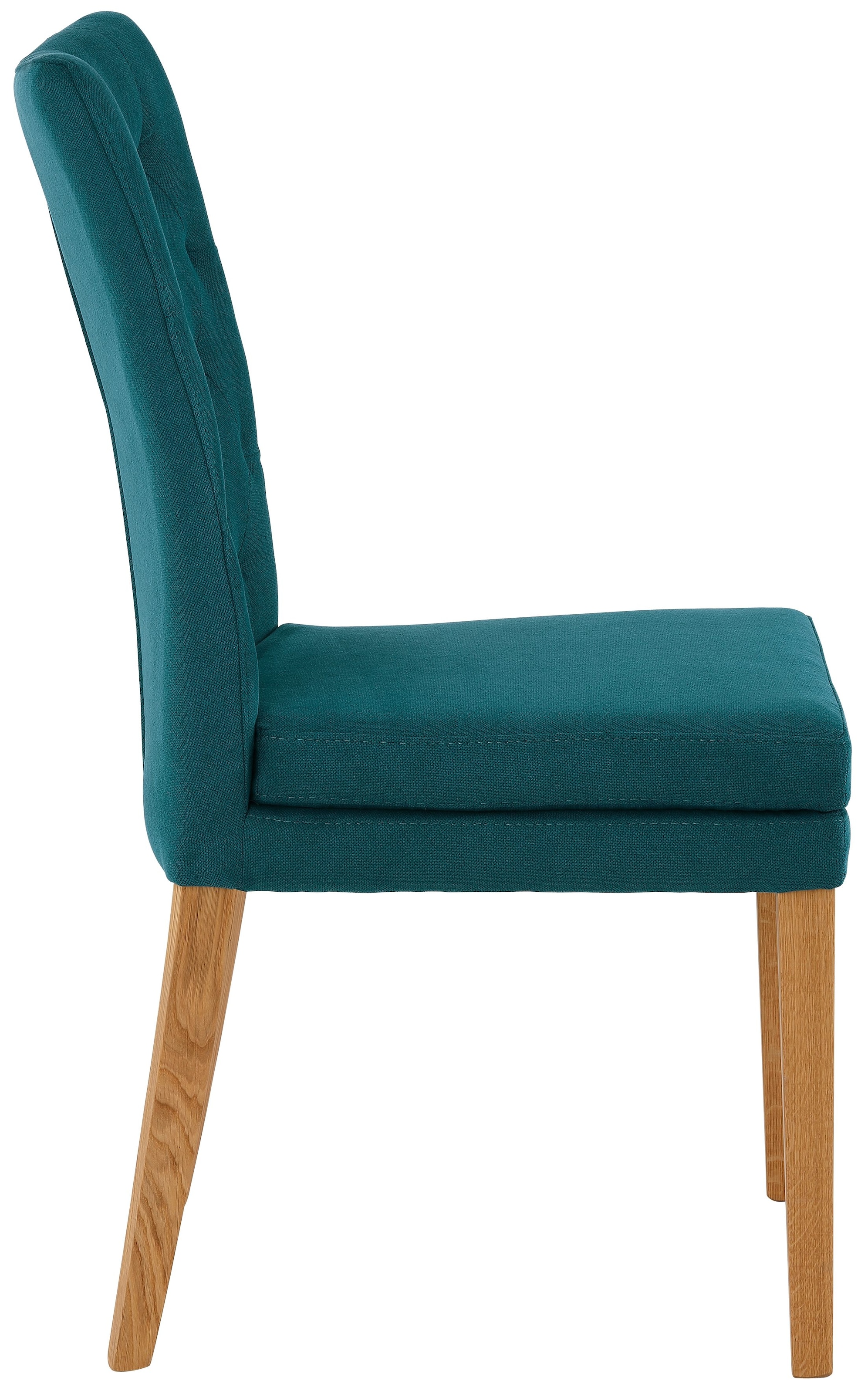 Home affaire Esszimmerstuhl »Colorado BESTSELLER Polsterstuhl«, (Set), 2 St., Luxus-Microfaser, Beine in eiche oder nussbaum. Im 2er, 4er oder 6er-Set