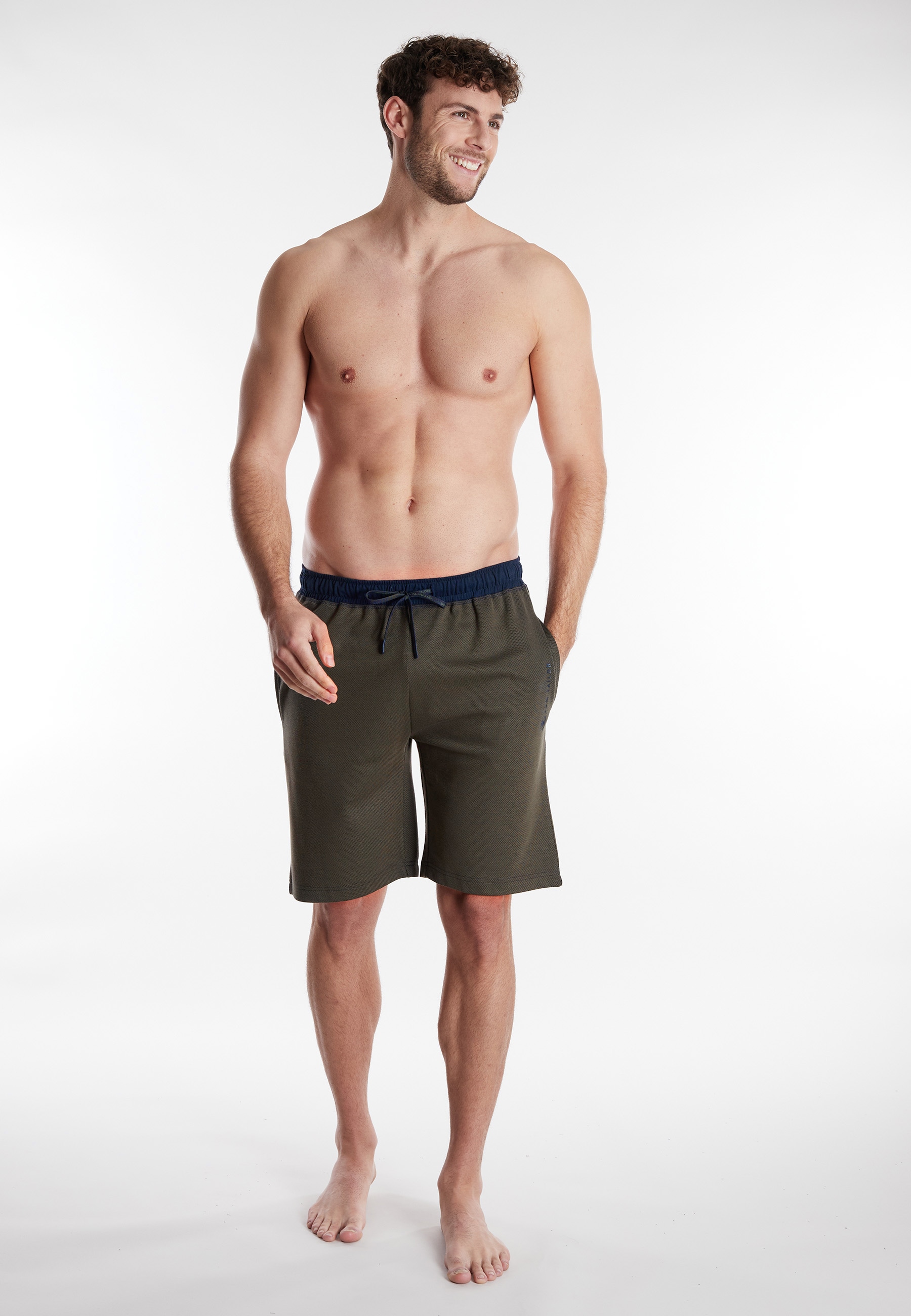 Image of TOM TAILOR Bermudas "Dallas" Kordelzug, Seitentaschen, bequem, atmungsaktiv, locker, Baumwollmix